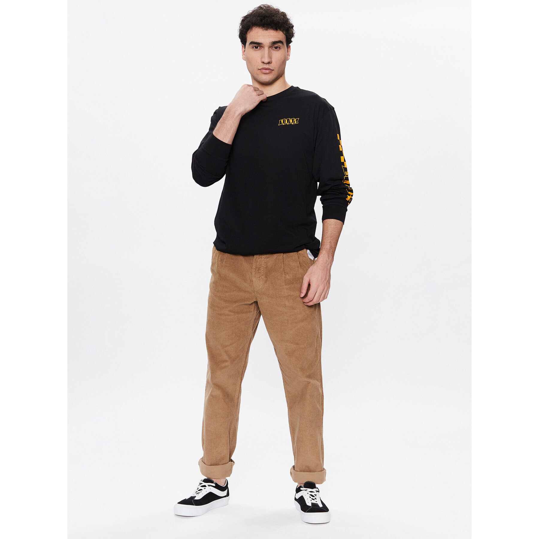 Vans Chino kalhoty Authentic VN0005XS Béžová Loose Fit - Pepit.cz