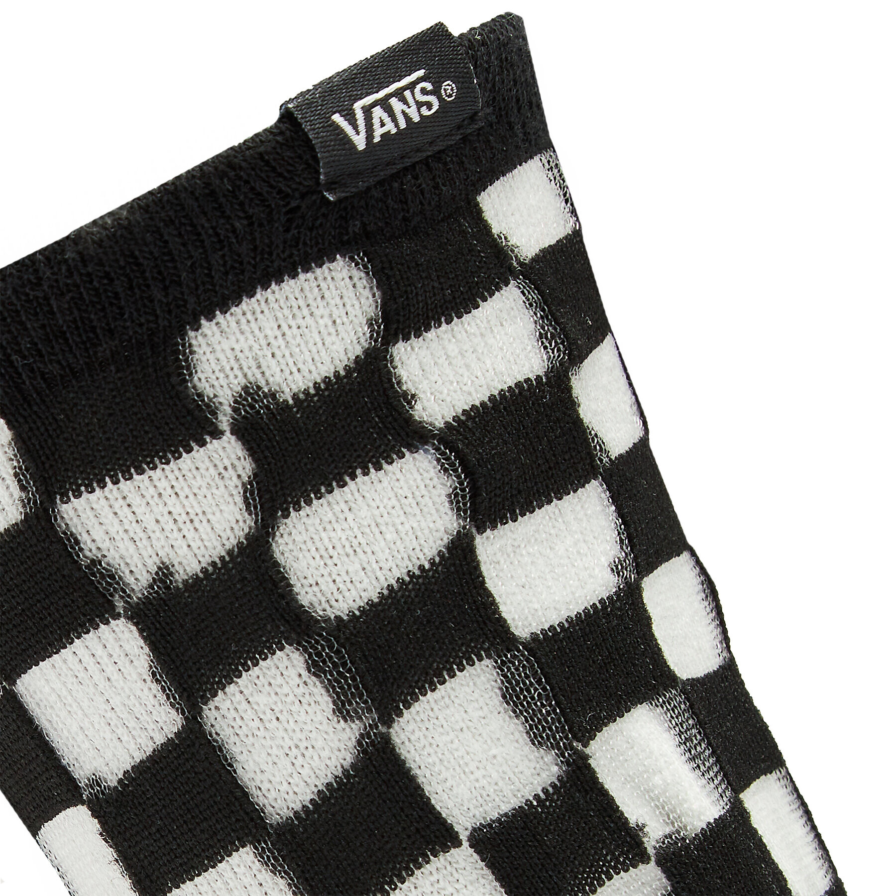 Vans Dámské klasické ponožky Sheer Check Černá - Pepit.cz