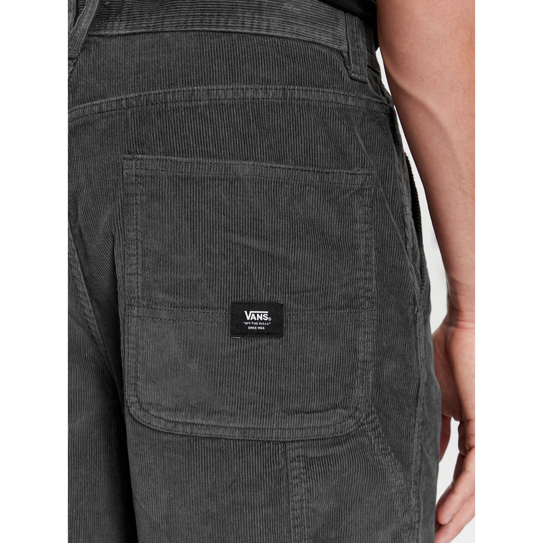 Vans Kalhoty z materiálu Drill Chore Loose Carpenter Cord Pant VN0008NB1O71 Šedá Loose Fit - Pepit.cz