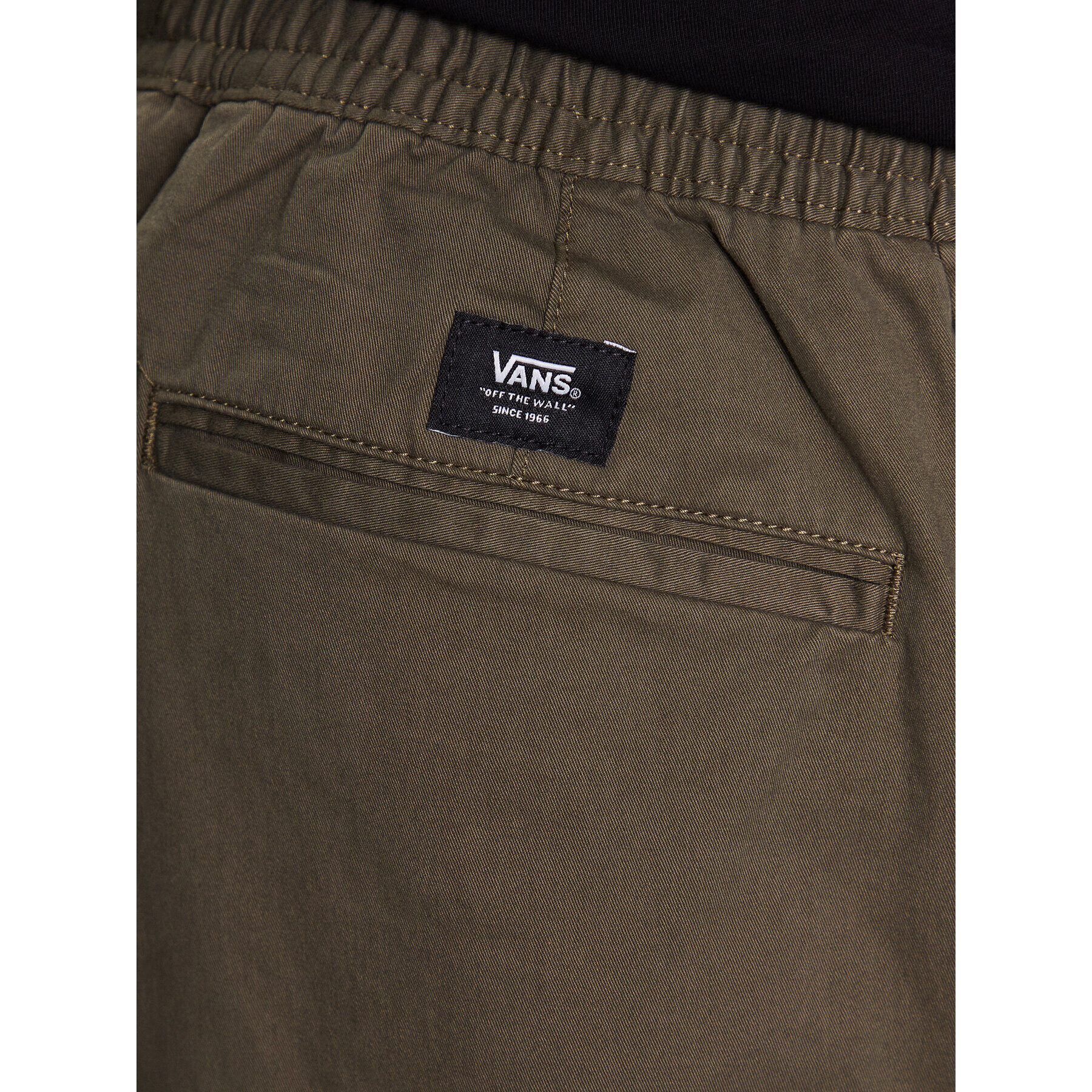 Vans Kalhoty z materiálu Range VN0005ZD Khaki Relaxed Fit - Pepit.cz