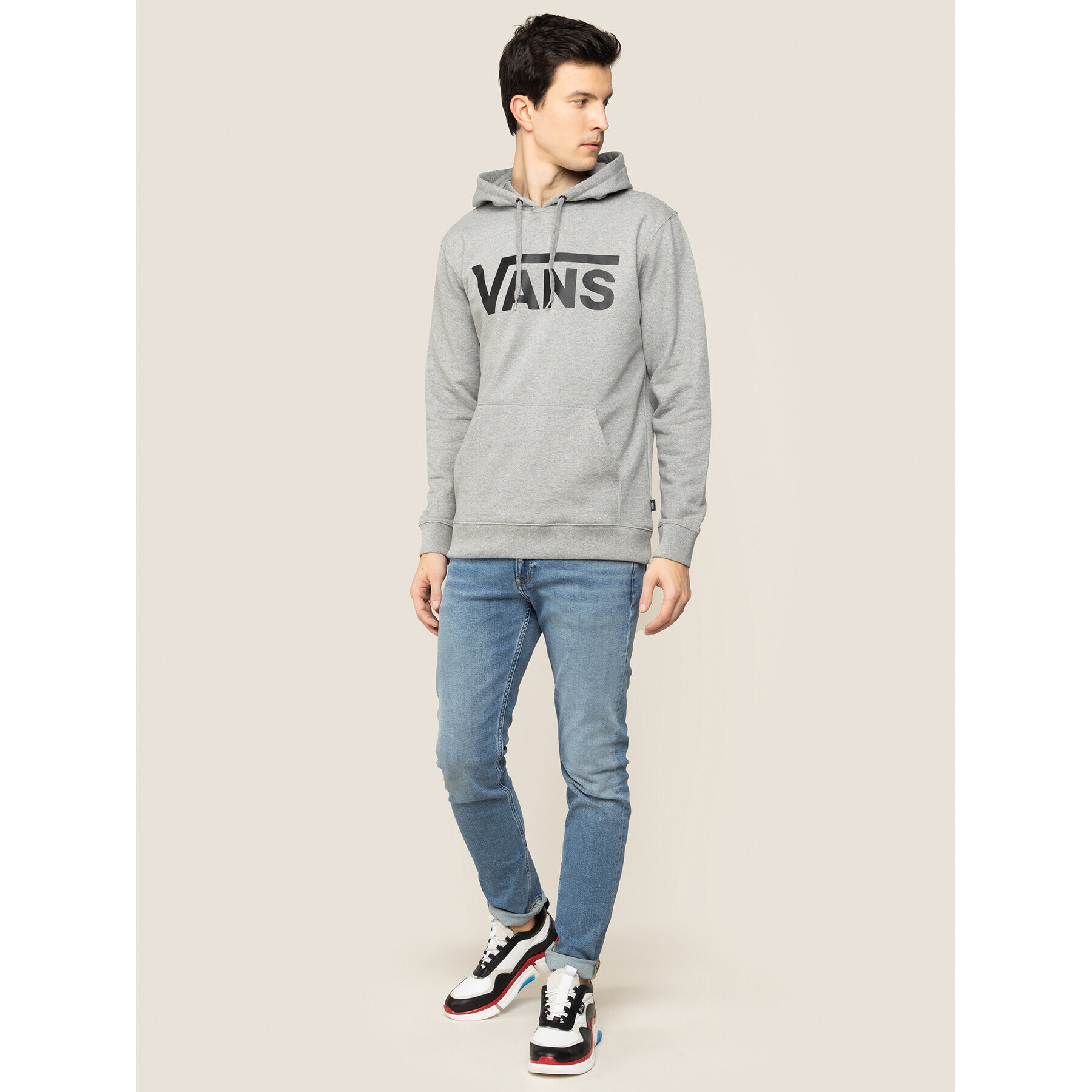 Vans Mikina Classic Po Hd II VN0A456BADY1 Šedá Regular Fit - Pepit.cz