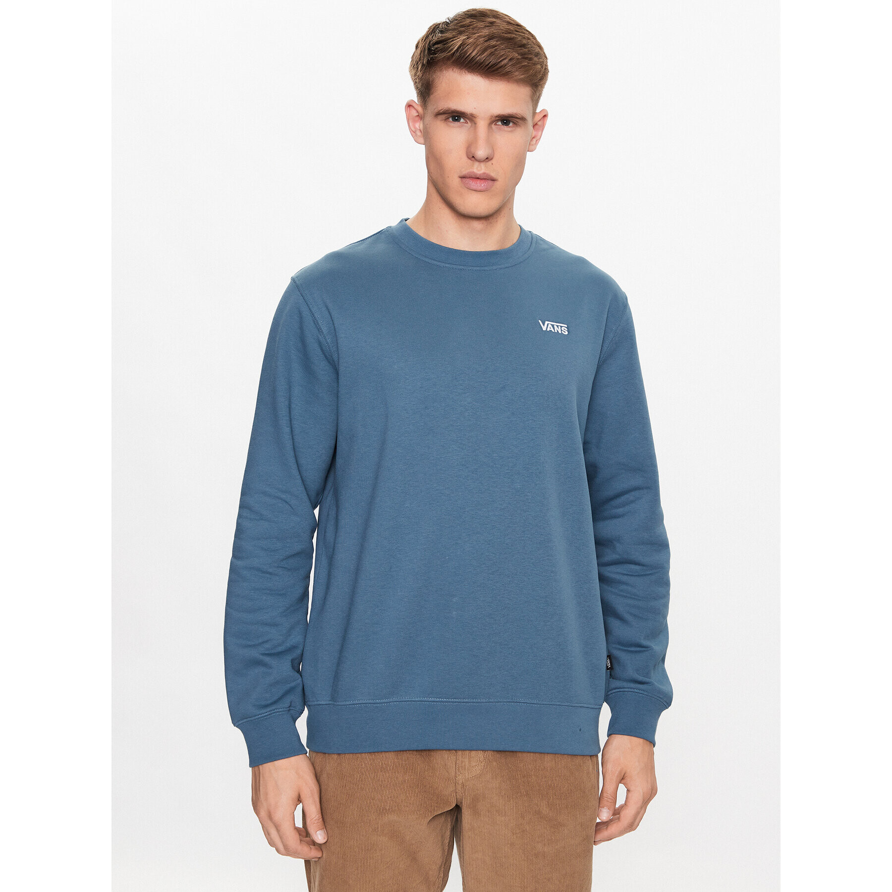 Vans Mikina Core Basic Crew Fleece VN0A7YDU Modrá Classic Fit - Pepit.cz