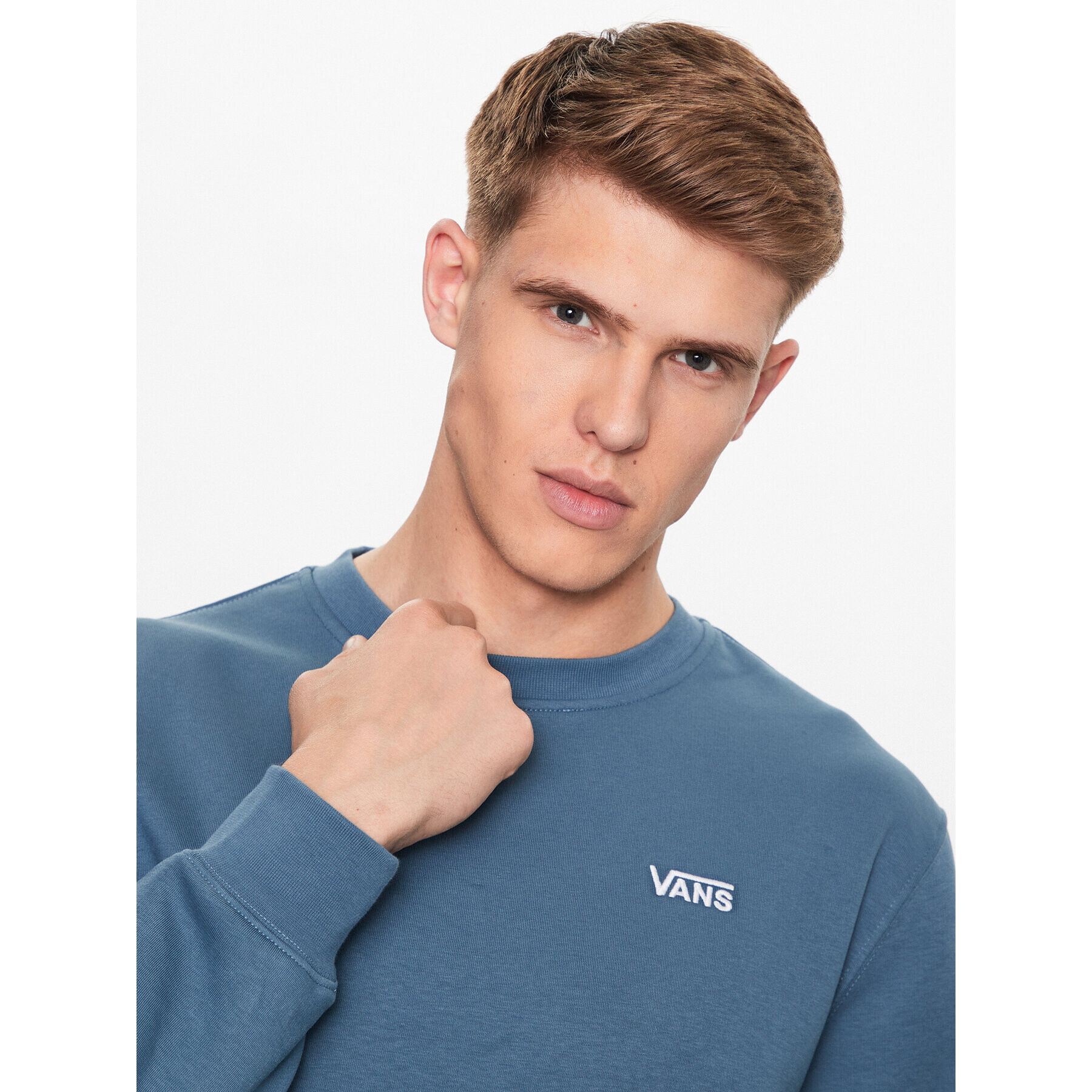 Vans Mikina Core Basic Crew Fleece VN0A7YDU Modrá Classic Fit - Pepit.cz