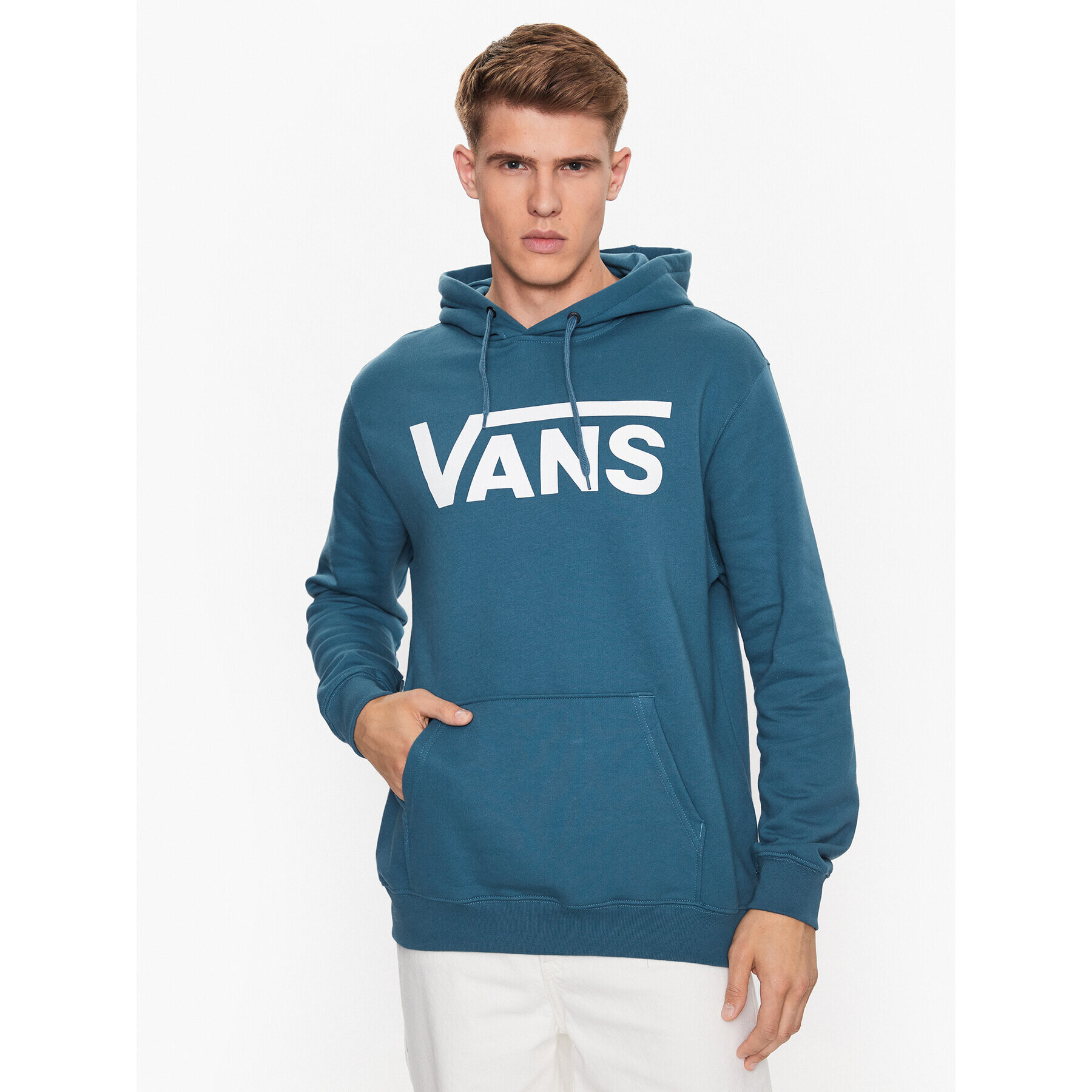 Vans Mikina Mn Classic Po Hoodie Ii VN0A456B Tmavomodrá Classic Fit - Pepit.cz