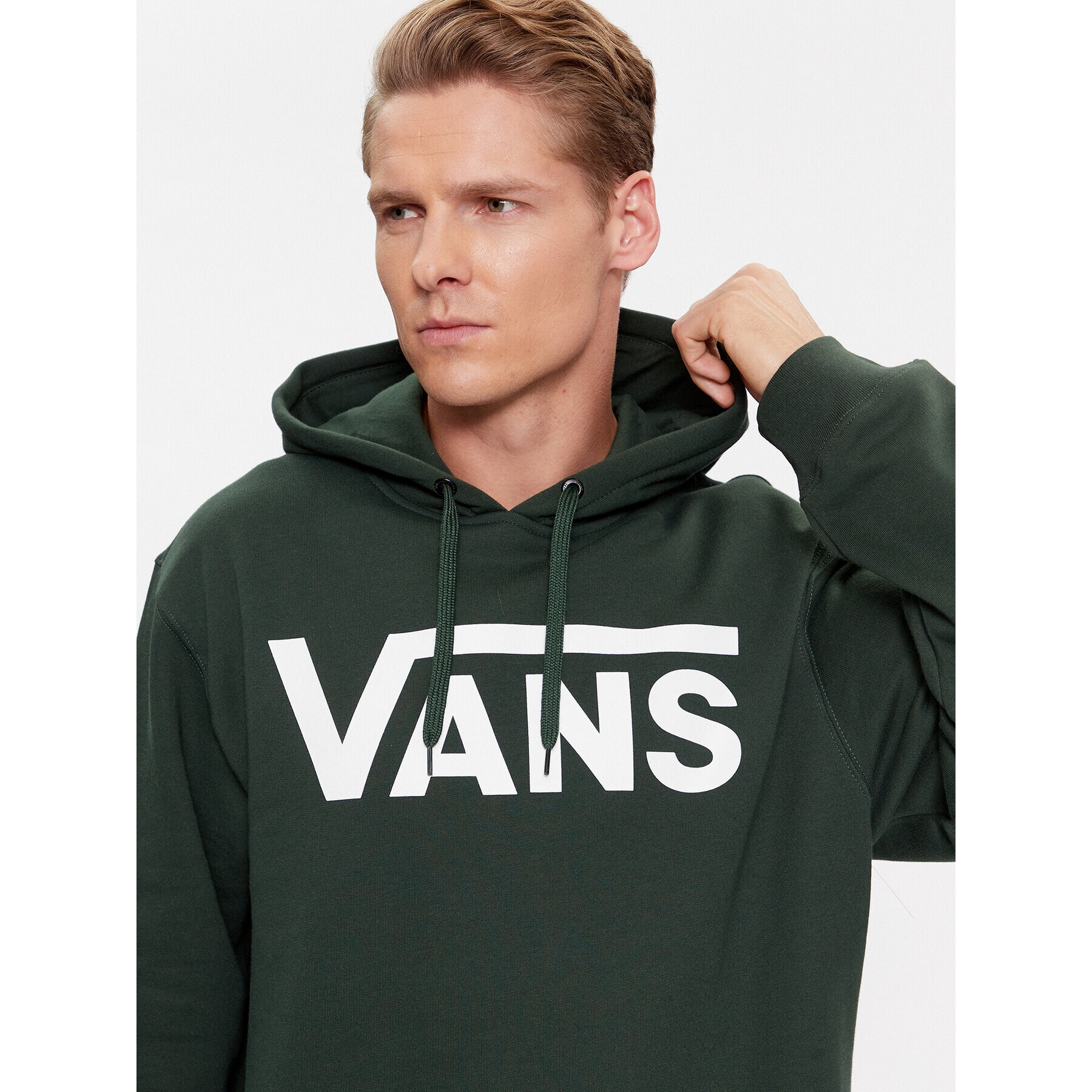 Vans Mikina Mn Classic Po Hoodie Ii VN0A456BBZ01 Zelená Classic Fit - Pepit.cz