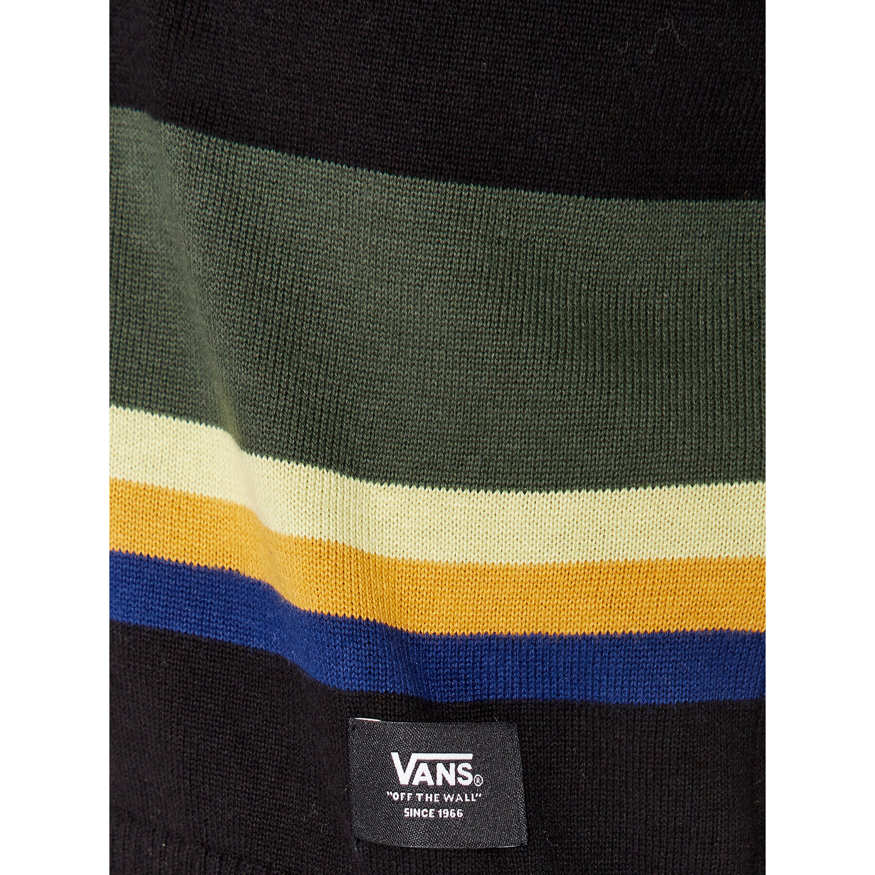 Vans Mikina Tacuba Stripe Crew Sweater VN000F50CM31 Černá Regular Fit - Pepit.cz