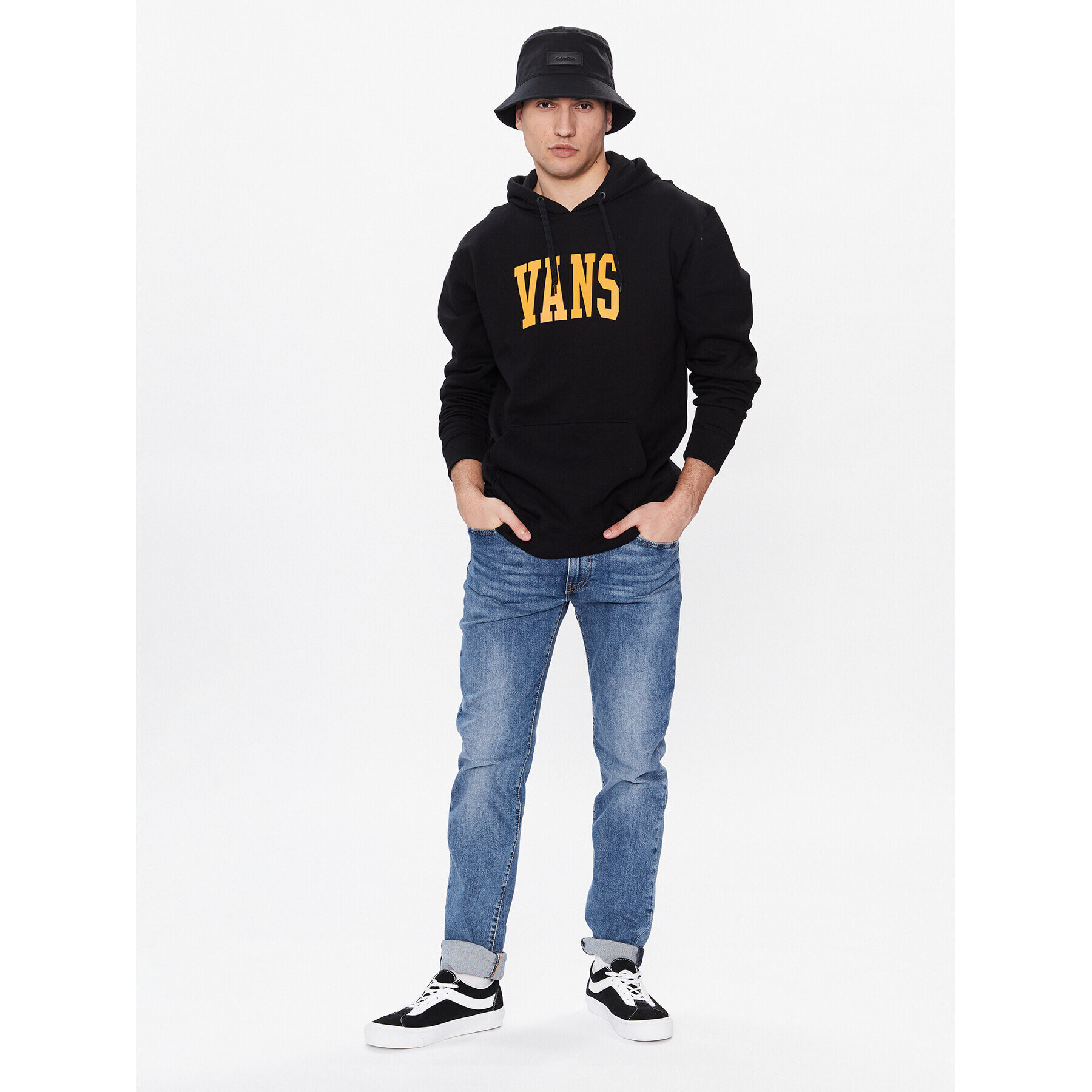 Vans Mikina Varsity VN0007W6 Černá Regular Fit - Pepit.cz