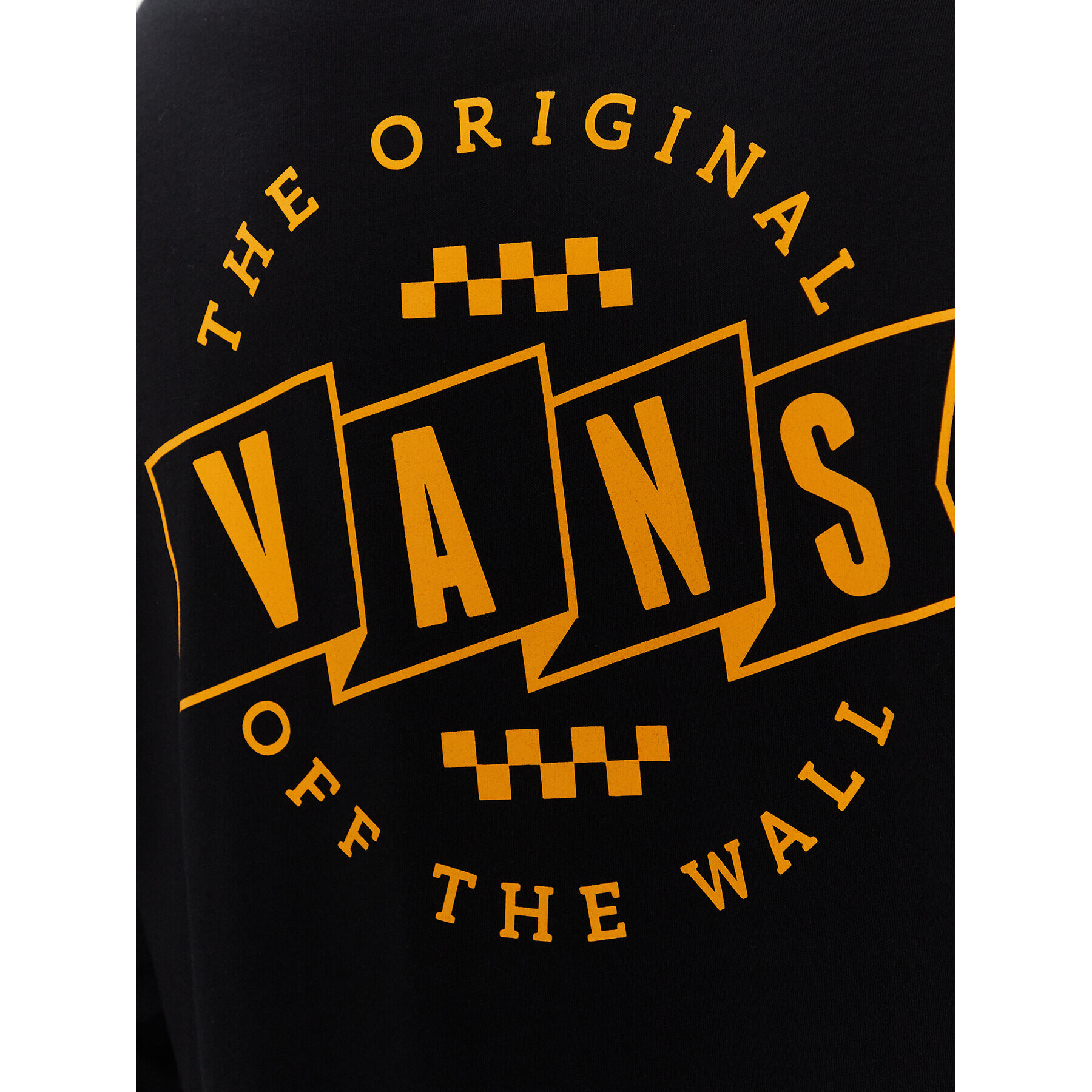 Vans S dlouhým rukávem Banner Logo VN00003J Černá Classic Fit - Pepit.cz