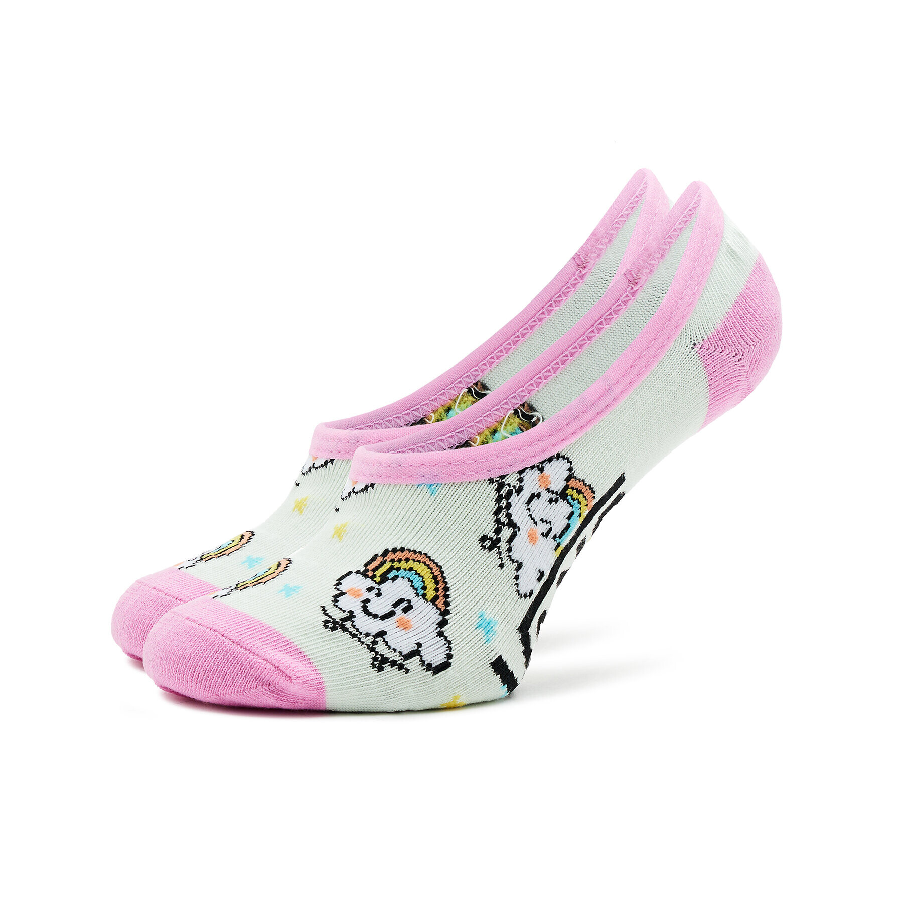 Vans Sada 3 párů dámských ponožek Rainbow Rider Canoodle VN00079WYB21 Barevná - Pepit.cz