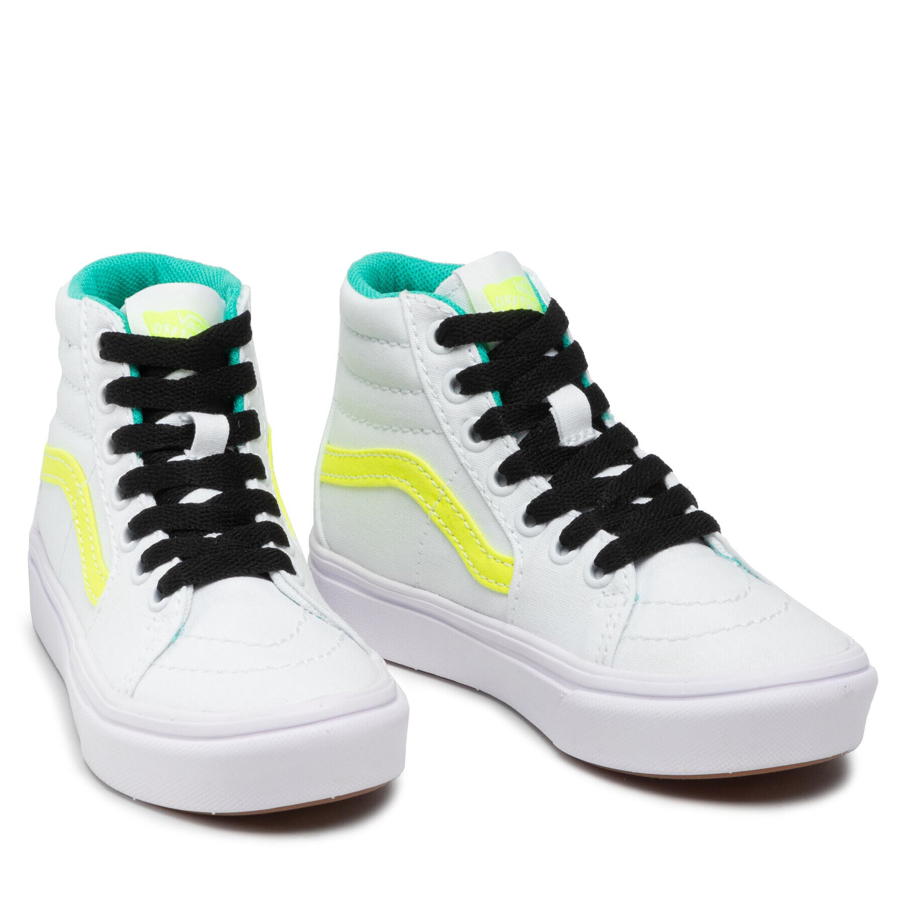 Vans Sneakersy Comfycush Sk8-Hi VN0A4U1RABV1 Bílá - Pepit.cz