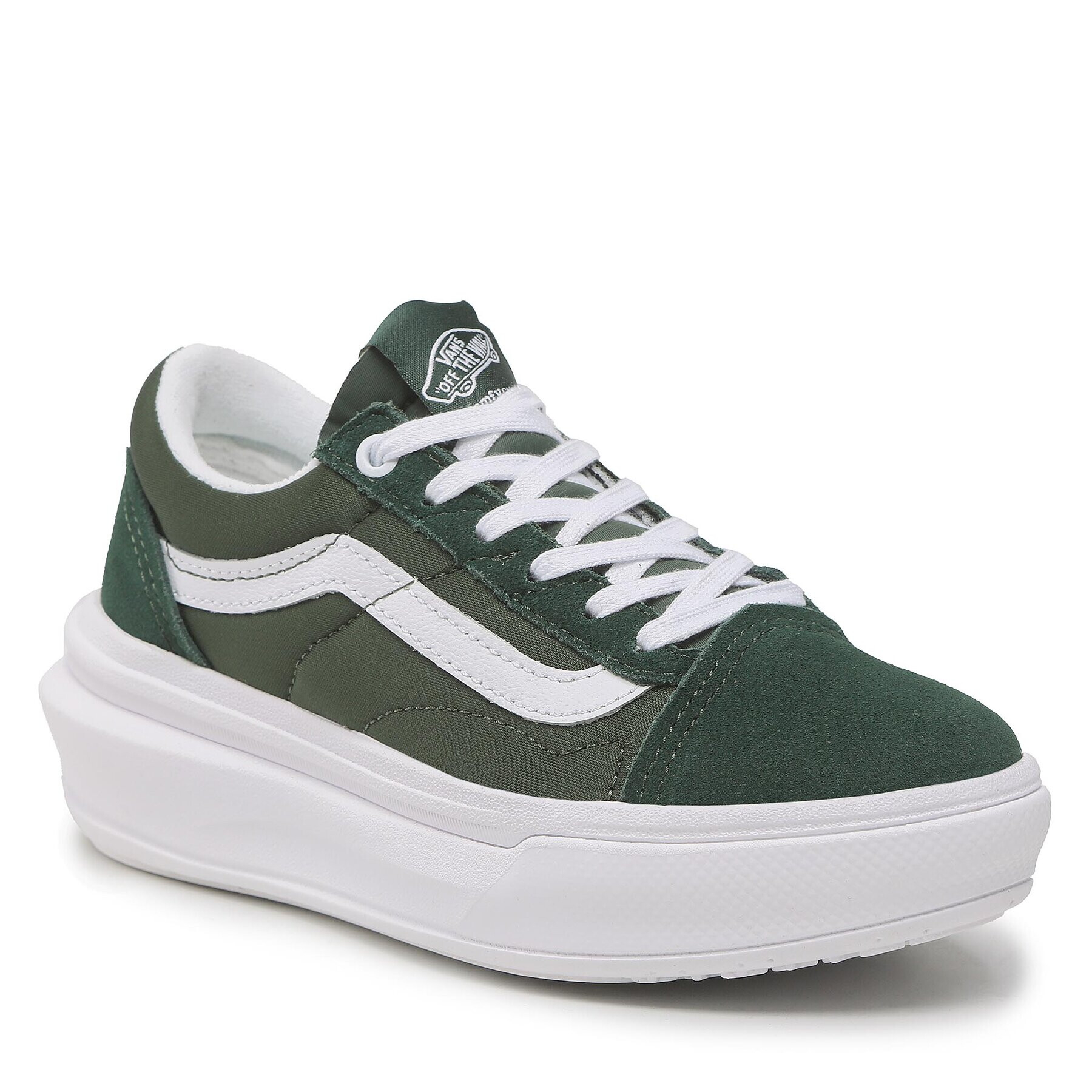 Vans Sneakersy Old Skool Over VN0A7Q5EDGY1 Zelená - Pepit.cz