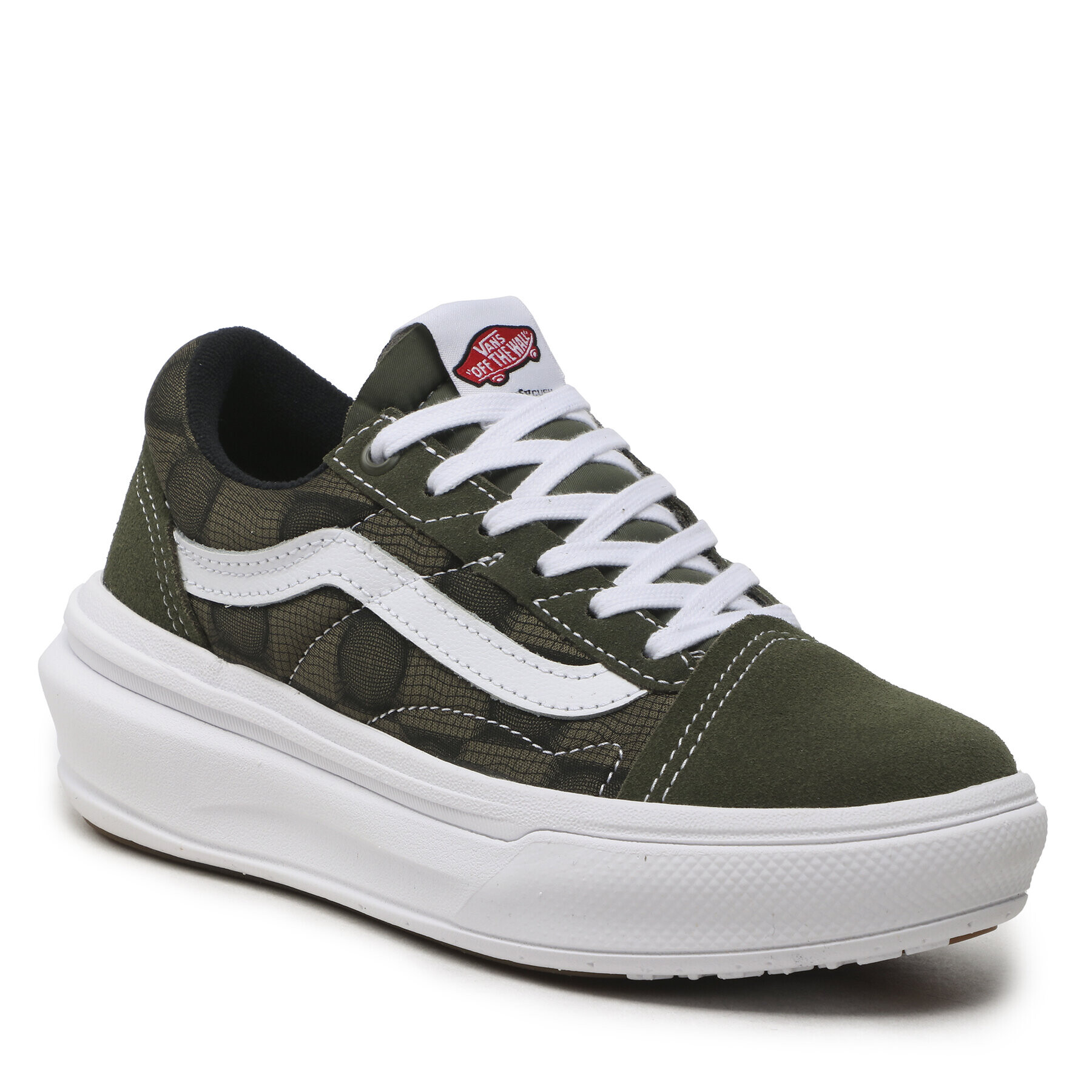 Vans Sneakersy Old Skool Over VN0A7Q5EN3U1 Zelená - Pepit.cz