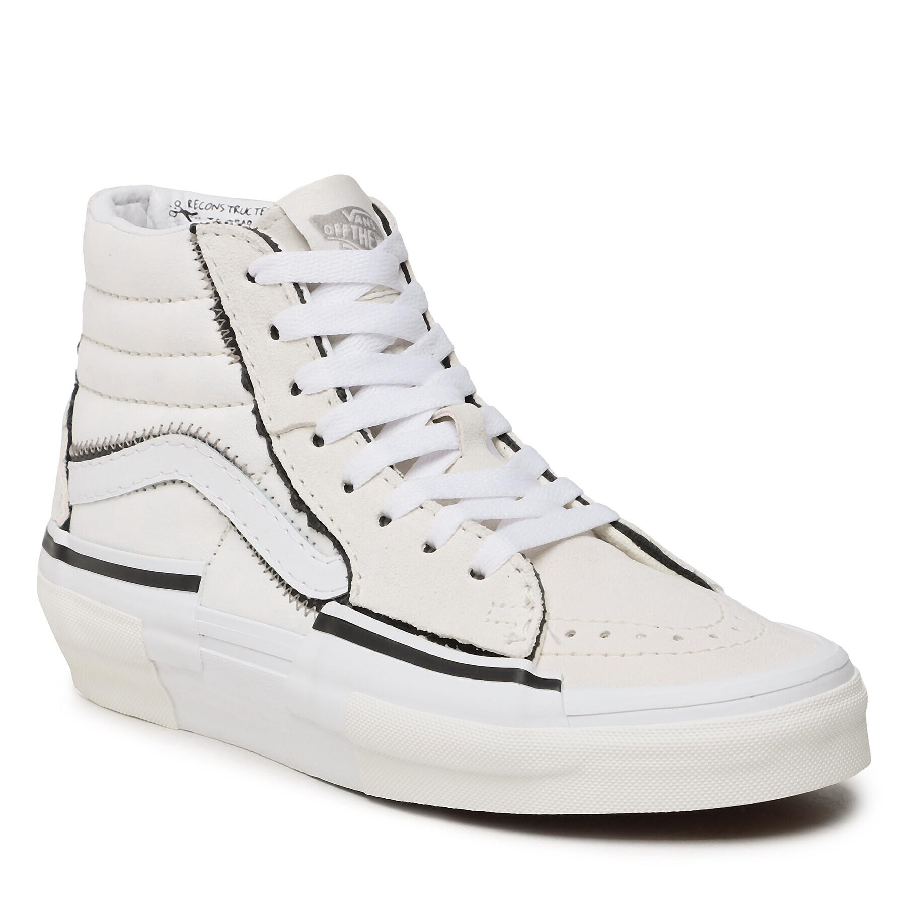 Vans Sneakersy Sk8-Hi Reconst VN0005UKQJM1 Bílá - Pepit.cz