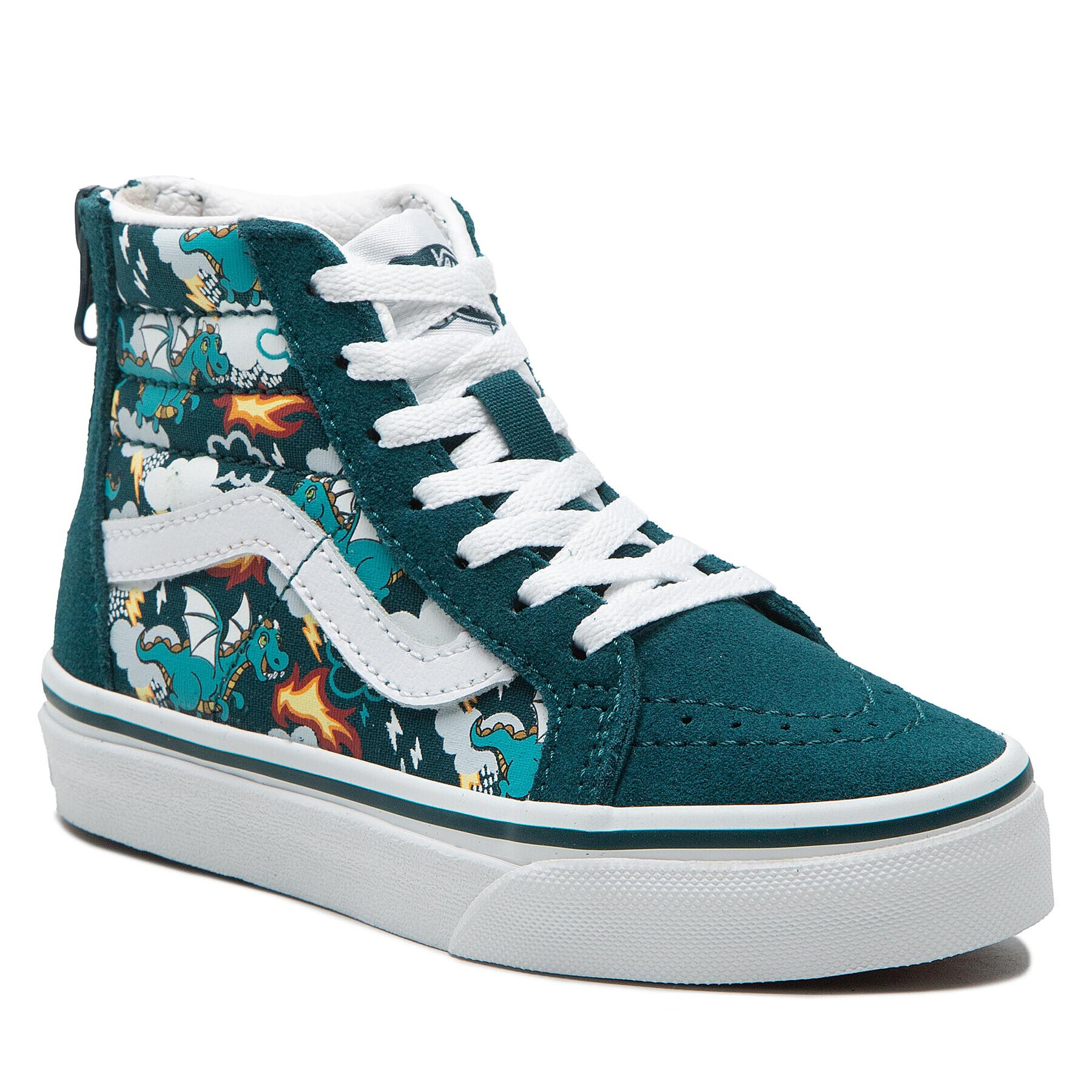 Vans Sneakersy Sk8-Hi Zip VN0A4BUX60Q1 Zelená - Pepit.cz