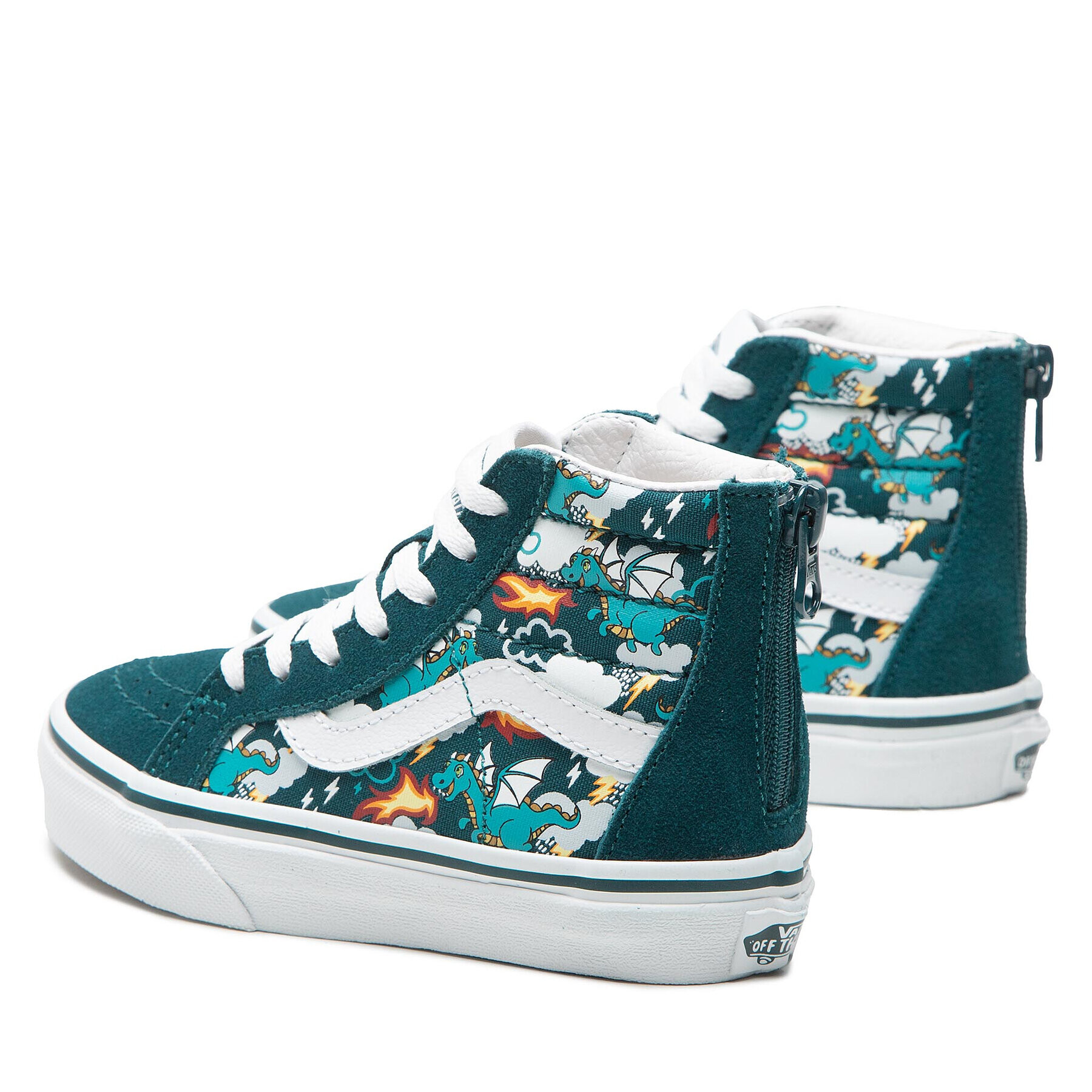 Vans Sneakersy Sk8-Hi Zip VN0A4BUX60Q1 Zelená - Pepit.cz