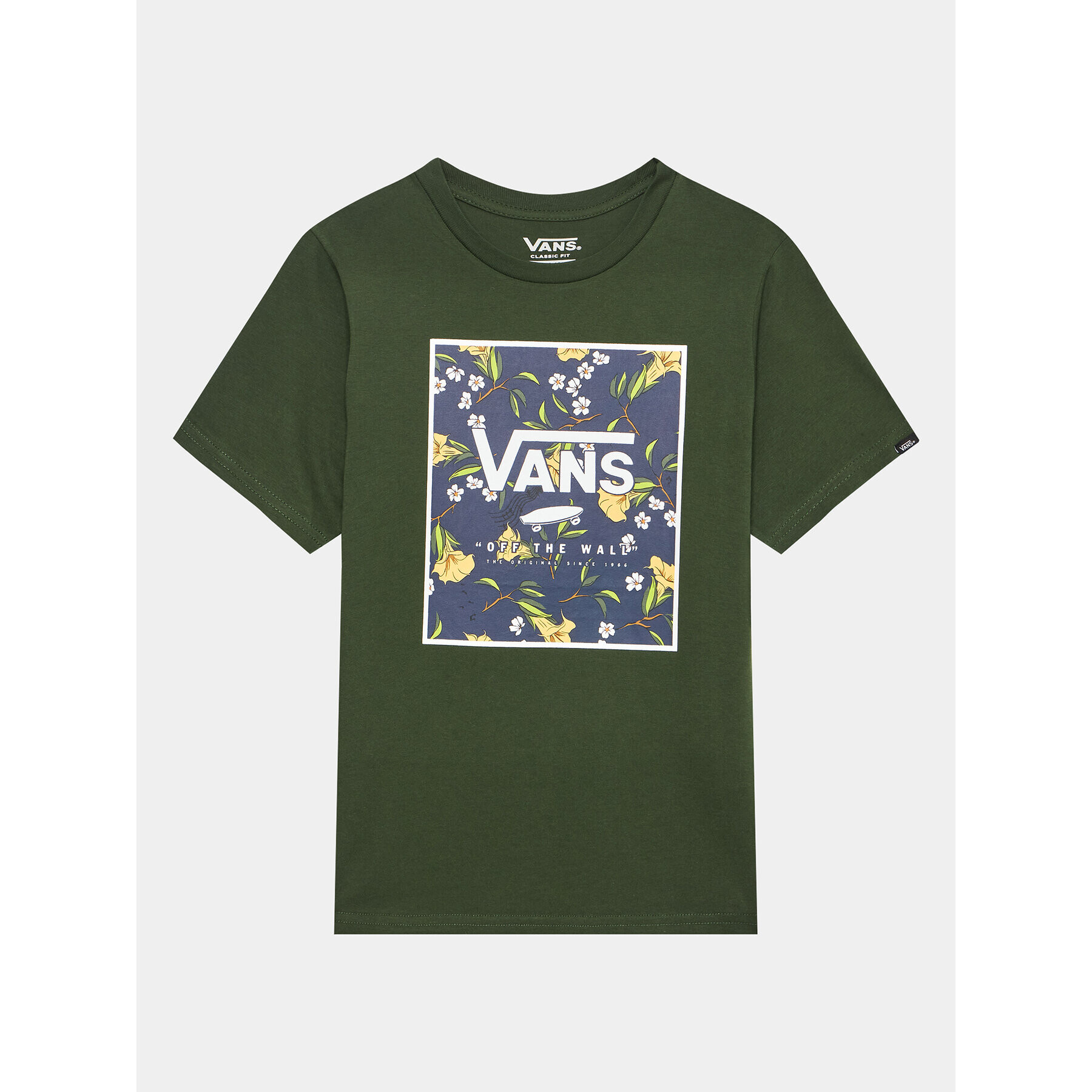 Vans T-Shirt By Print Box Boys VN0A318N Khaki Regular Fit - Pepit.cz