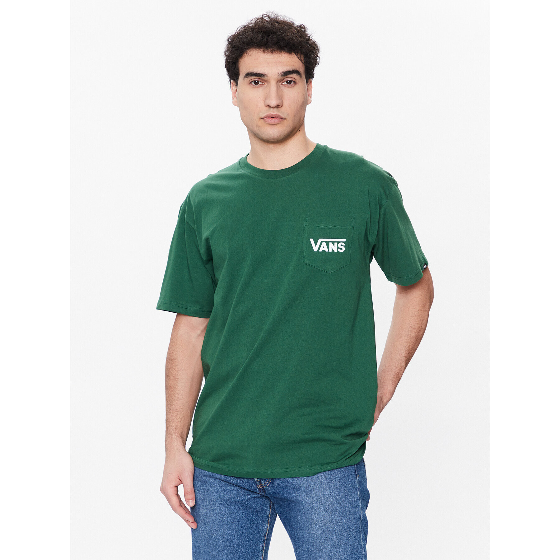 Vans T-Shirt Classic VN00004W Zelená Classic Fit - Pepit.cz