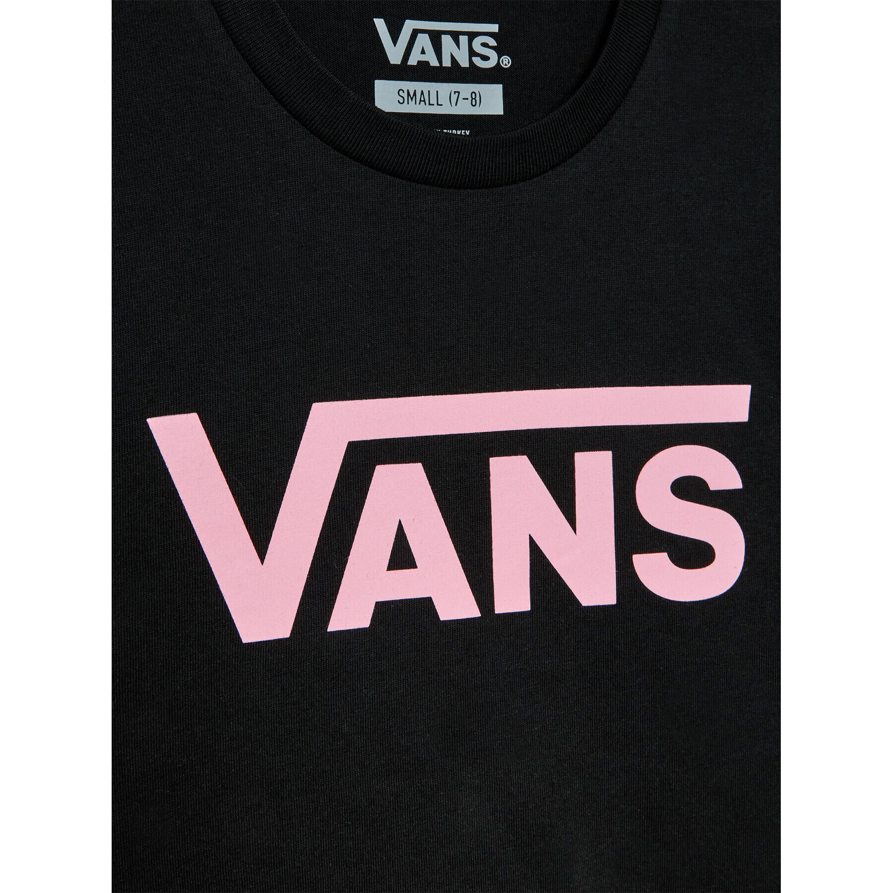 Vans T-Shirt Flying V Crew VN0A53P2 Černá Regular Fit - Pepit.cz