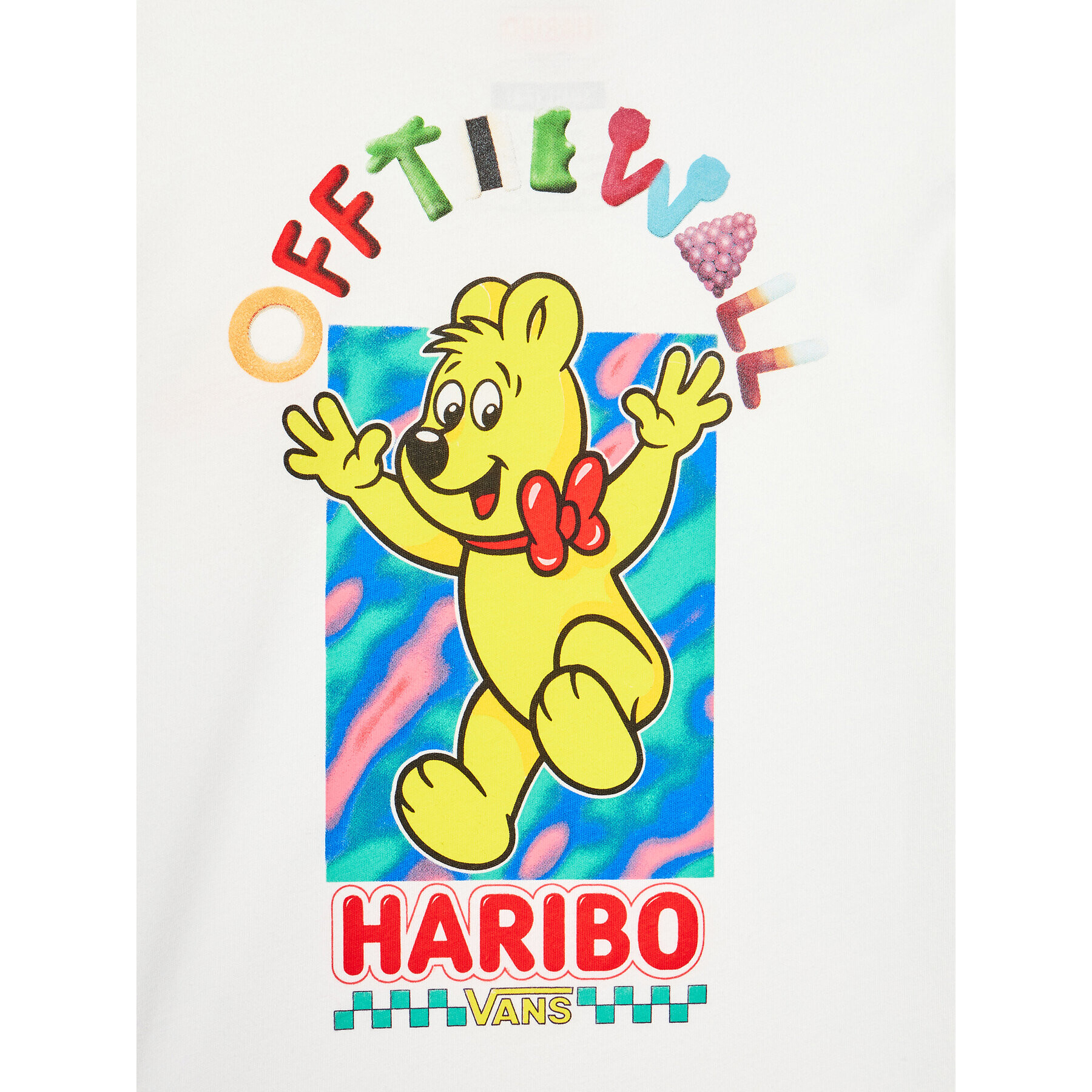 Vans T-Shirt HARIBO VN000778 Bílá Regular Fit - Pepit.cz