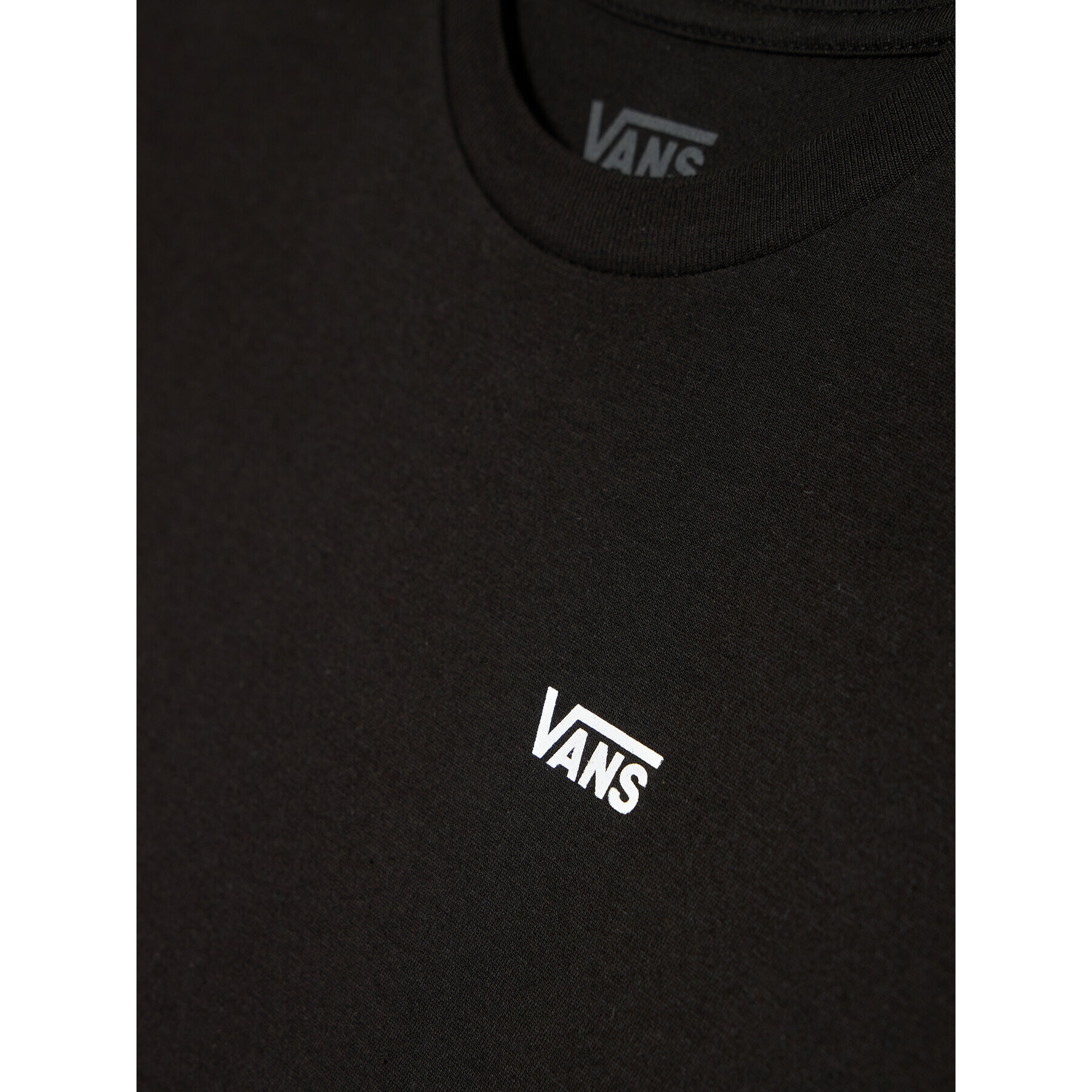 Vans T-Shirt Left Chest VN0A4MQ3 Černá Classic Fit - Pepit.cz