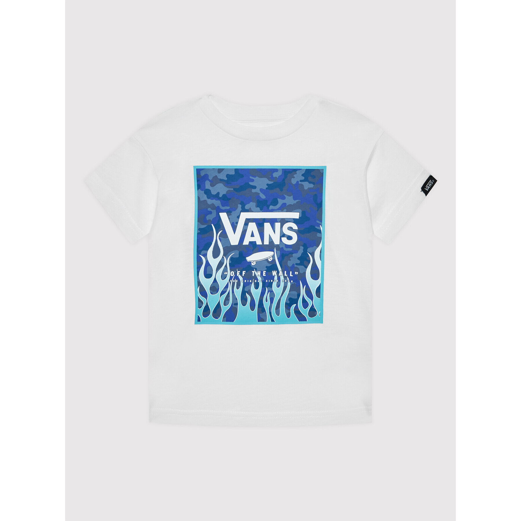 Vans T-Shirt Print Box VN0A3HWJ Bílá Regular Fit - Pepit.cz