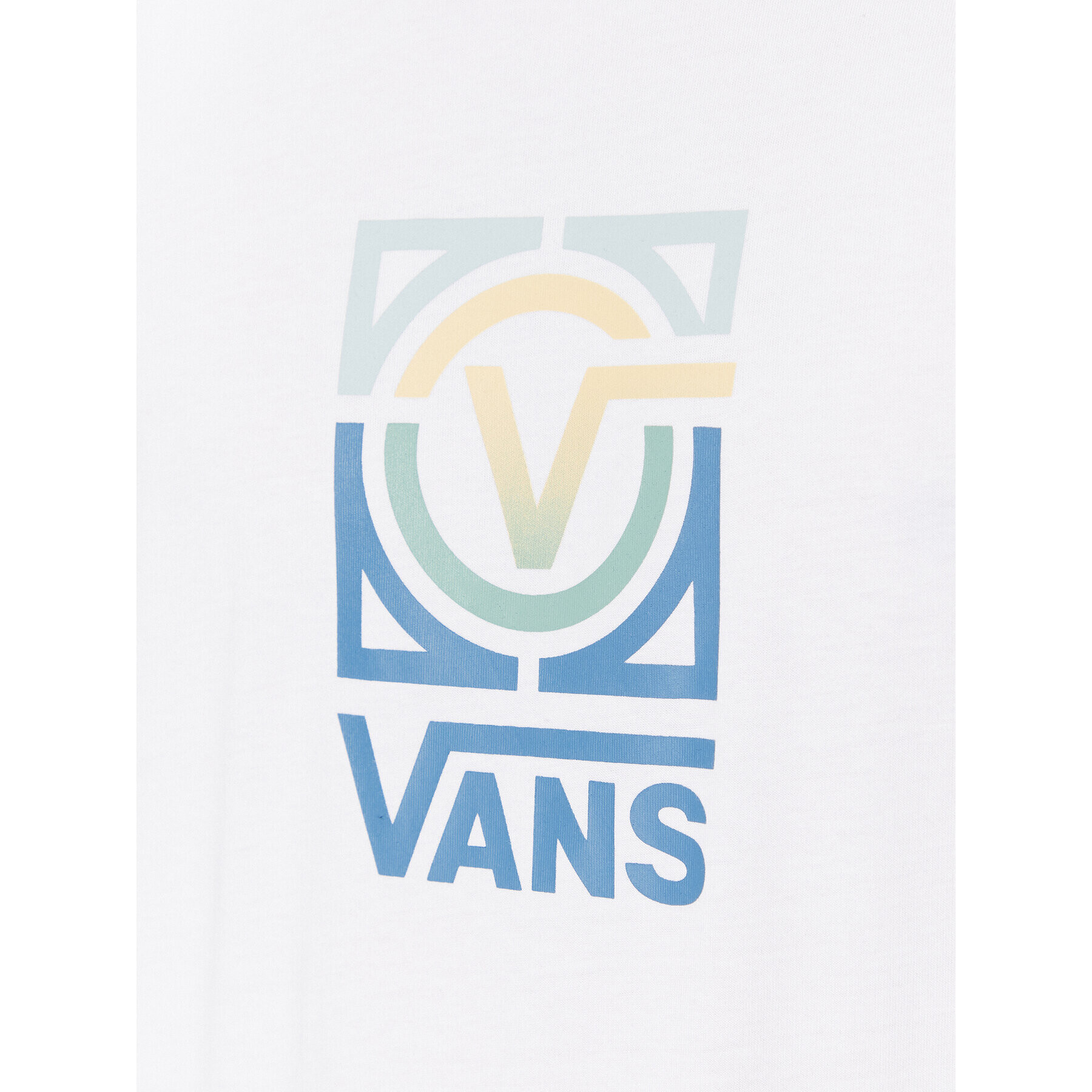 Vans T-Shirt Veesta VN0007US Bílá Classic Fit - Pepit.cz