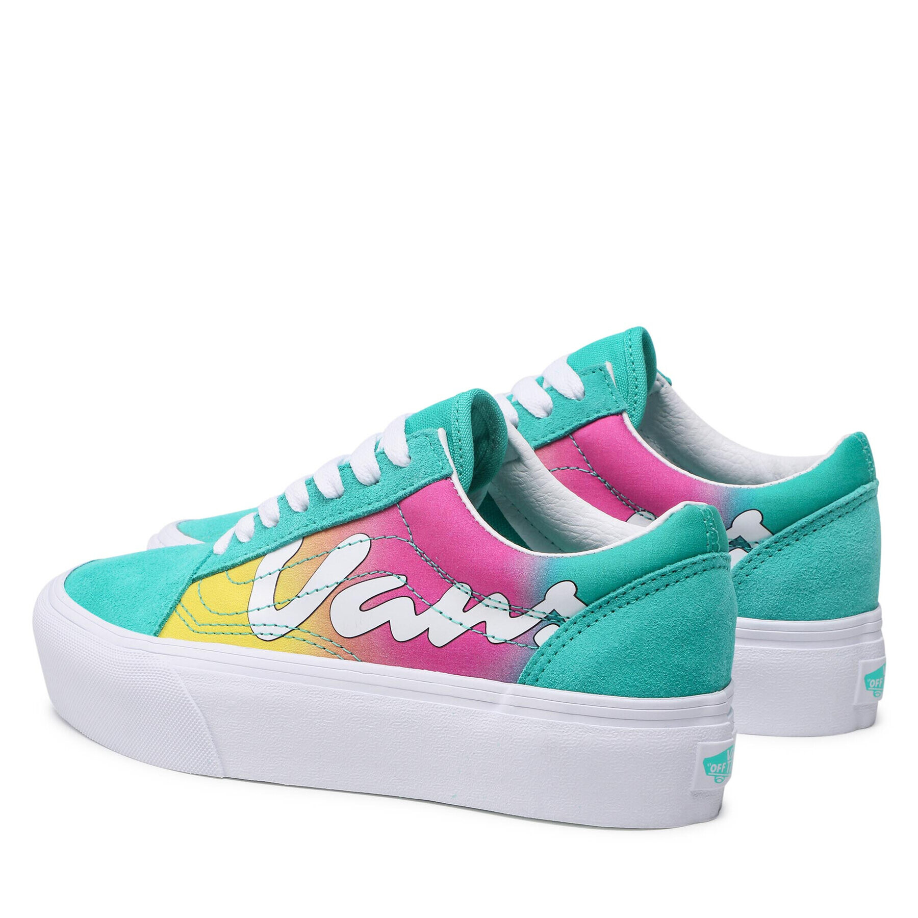 Vans Tenisky Old Skool Plat VN0A5KRGB681 Zelená - Pepit.cz