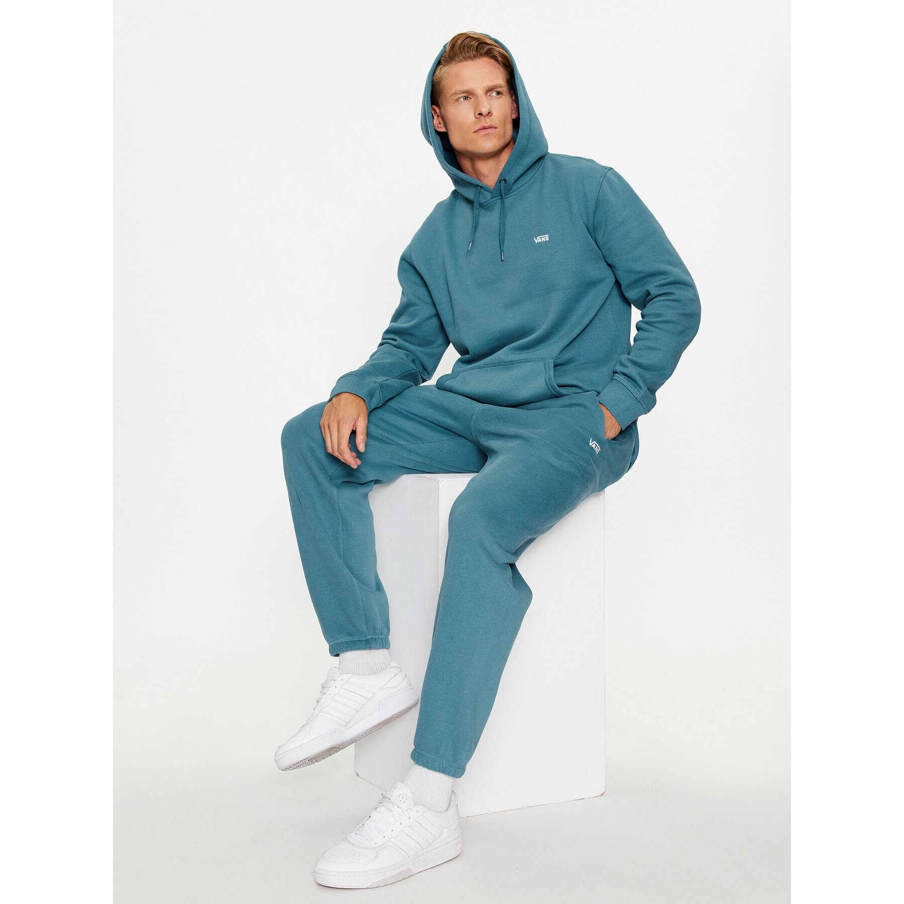 Vans Teplákové kalhoty Mn Comfycush Sweatpant VN0A4OON Tmavomodrá Relaxed Fit - Pepit.cz