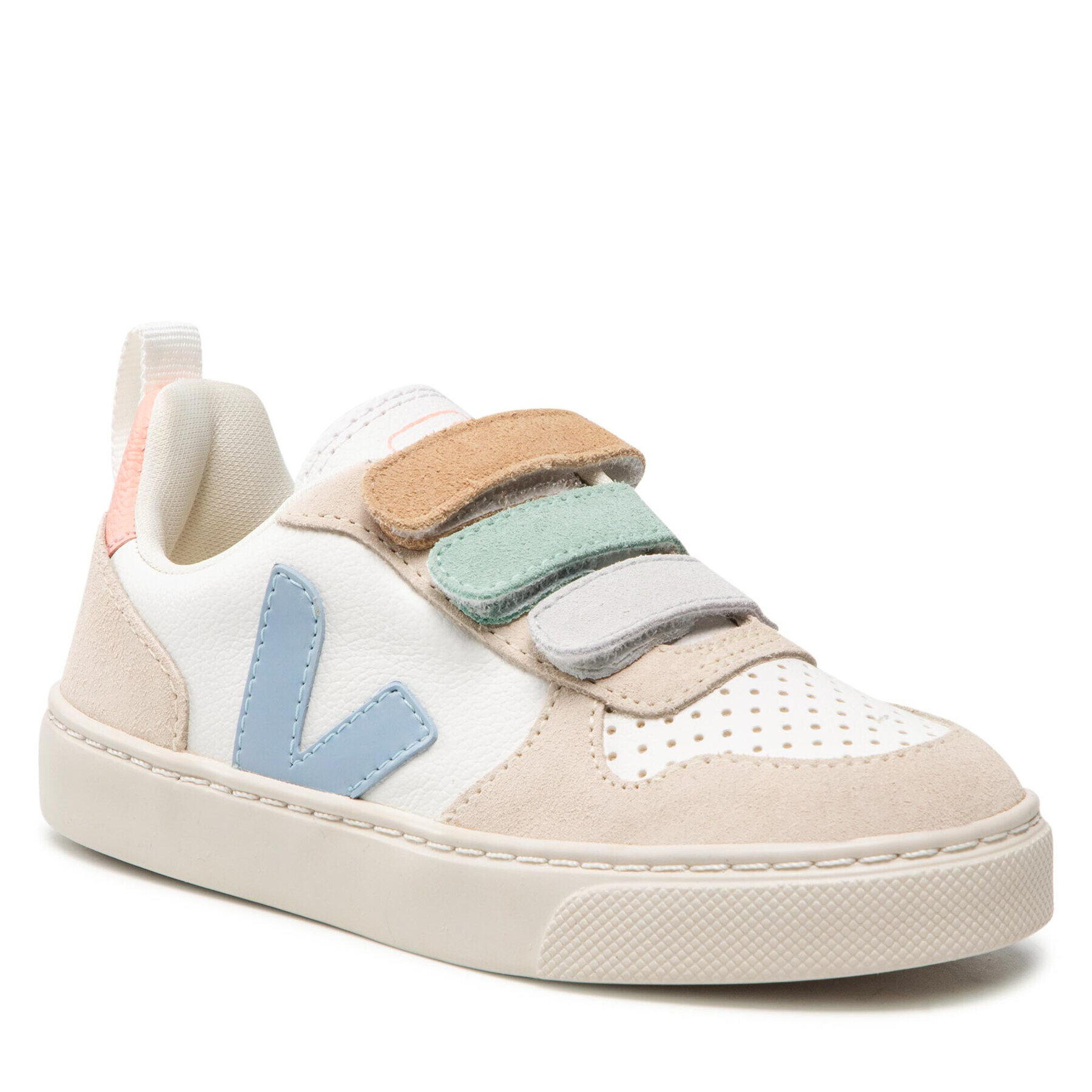 Veja Sneakersy Small V-10 Chromefree Leather CV0502916C Bílá - Pepit.cz