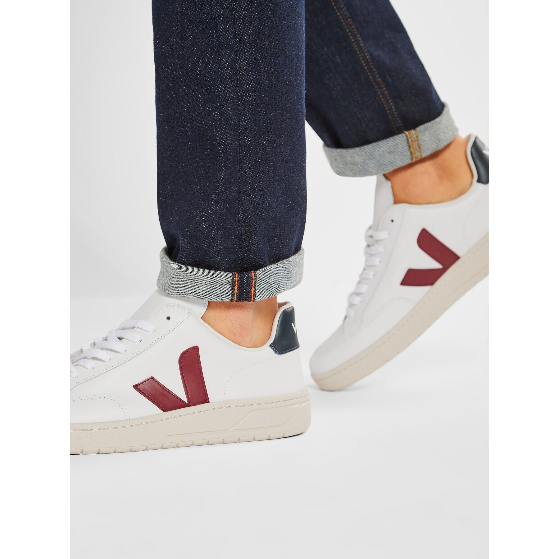 Veja Sneakersy V-12 Leather XD021955V Bílá - Pepit.cz