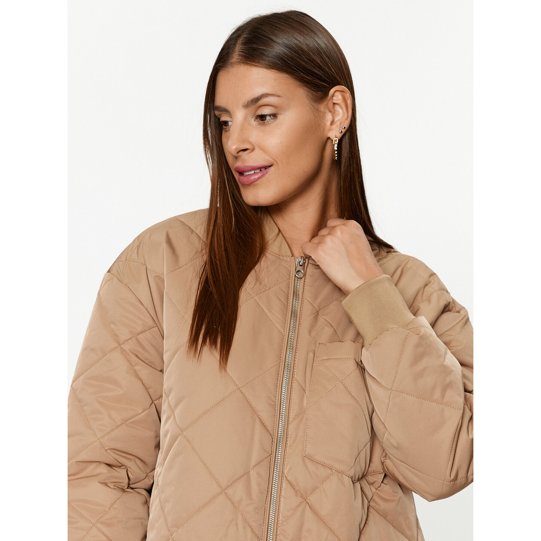 Vero Moda Bunda pro přechodné období 10296635 Hnědá Regular Fit - Pepit.cz