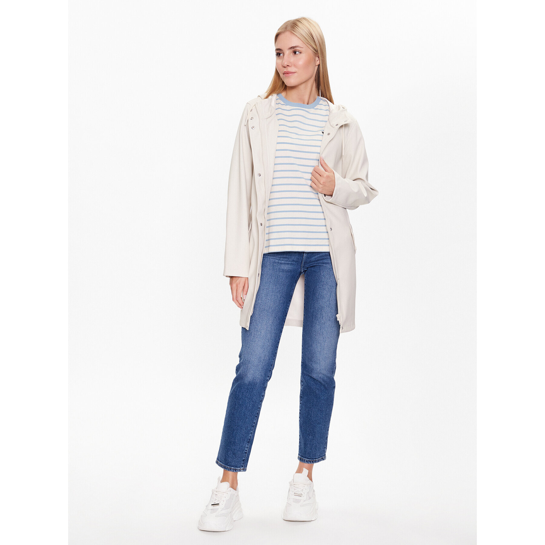 Vero Moda Bunda z imitace kůže Maloumie 10277771 Écru Regular Fit - Pepit.cz