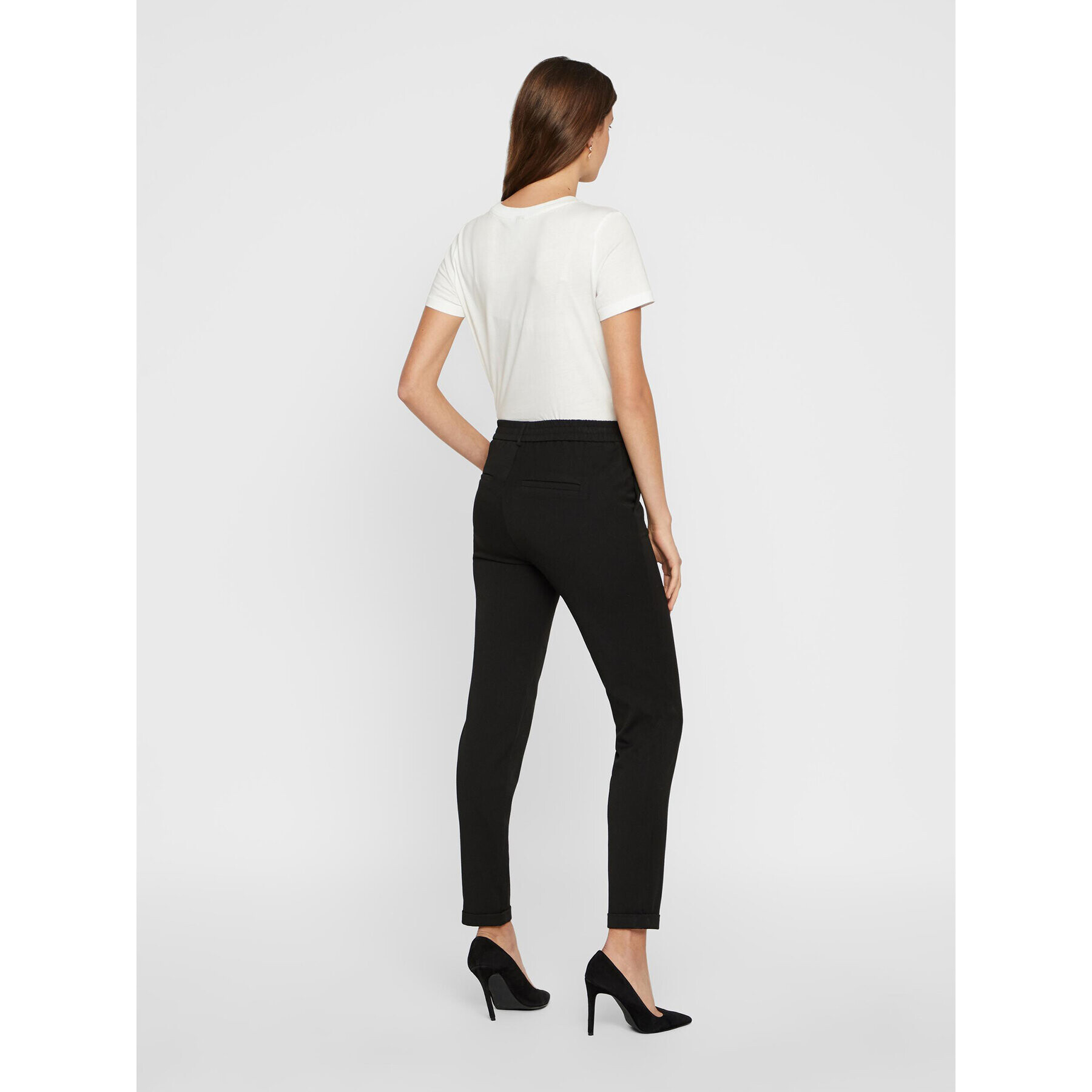 Vero Moda Chino kalhoty Maya 10225280 Černá Regular Fit - Pepit.cz