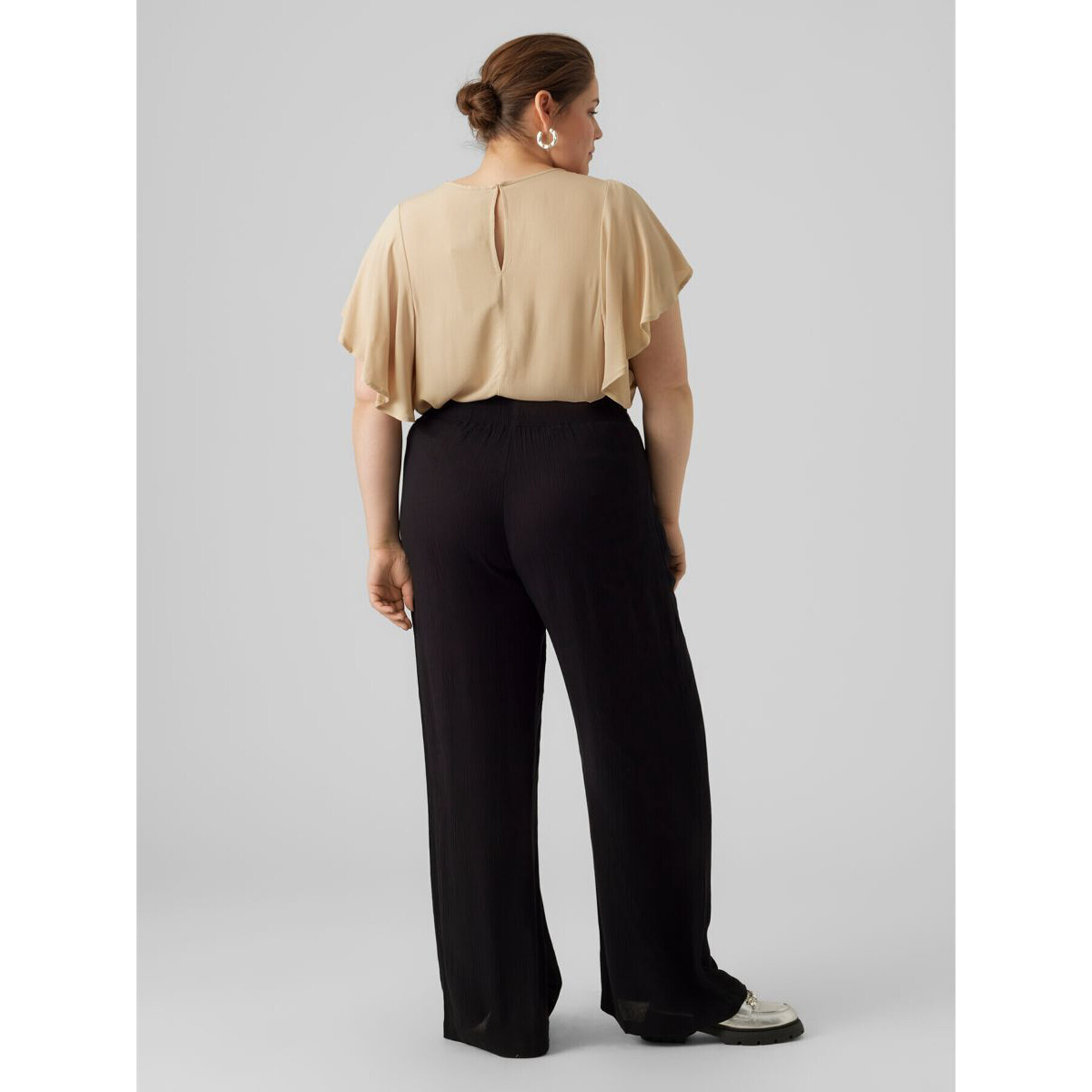 Vero Moda Curve Halenka 10294275 Hnědá Regular Fit - Pepit.cz