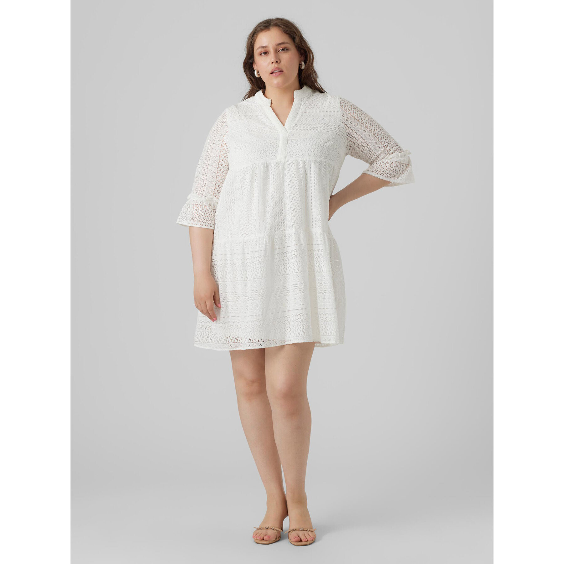 Vero Moda Curve Halenka 10294302 Bílá - Pepit.cz