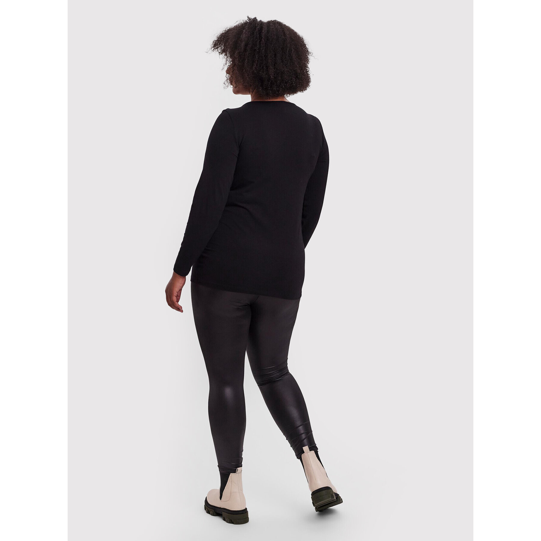 Vero Moda Curve Halenka Paxi 10251959 Černá Tight Fit - Pepit.cz