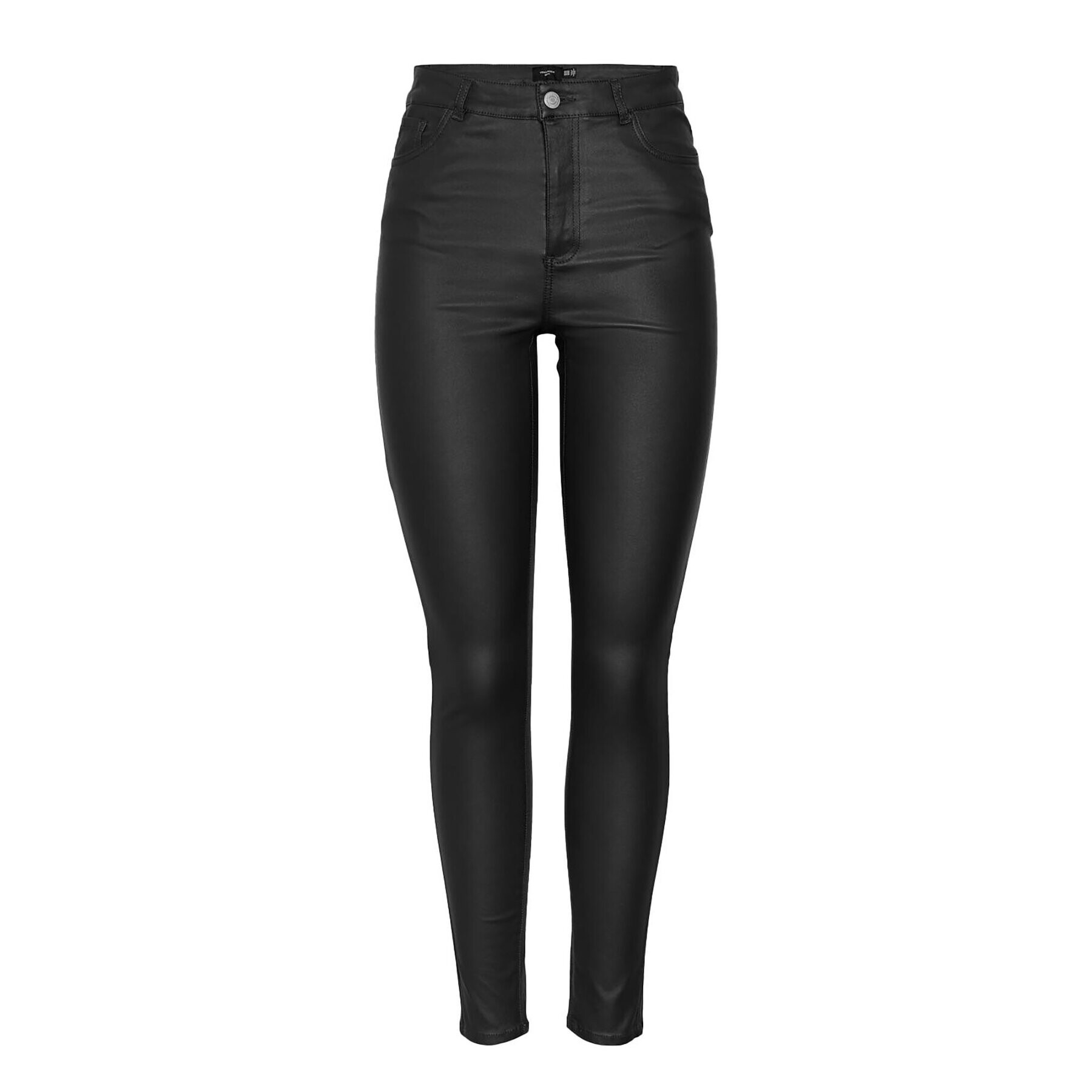 Vero Moda Curve Kalhoty z materiálu Sophia 10281185 Černá Skinny Fit - Pepit.cz