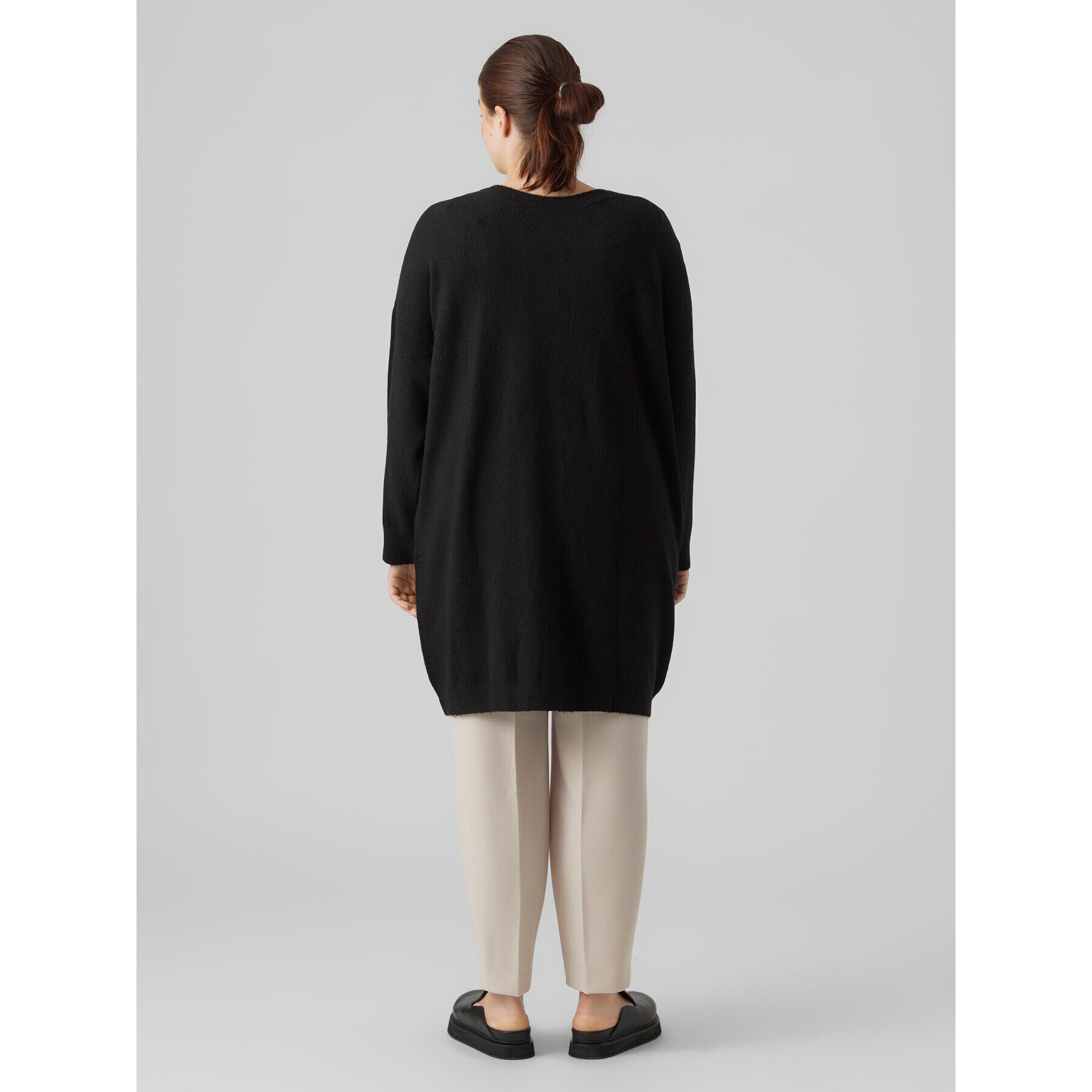 Vero Moda Curve Kardigan Billie 10285861 Černá Relaxed Fit - Pepit.cz