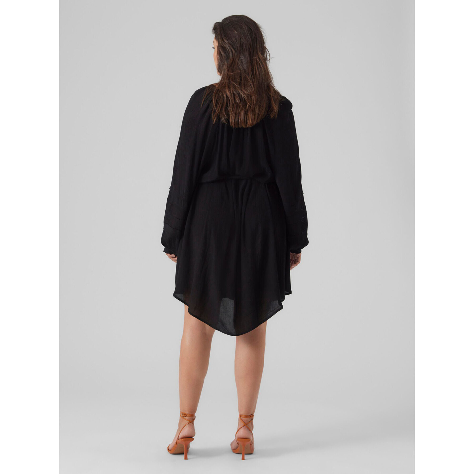 Vero Moda Curve Každodenní šaty 10297334 Černá Regular Fit - Pepit.cz