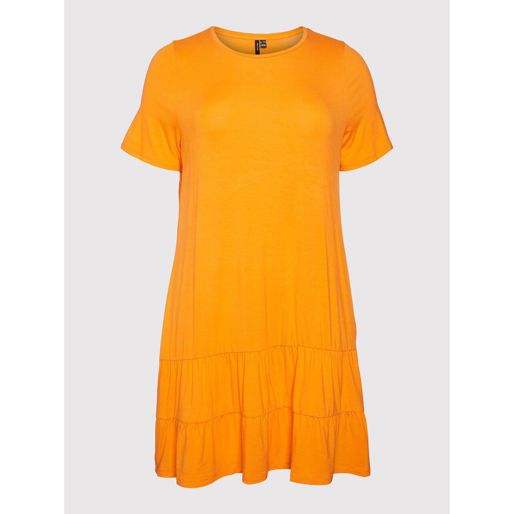 Vero Moda Curve Každodenní šaty Hannah 10263960 Oranžová Regular Fit - Pepit.cz