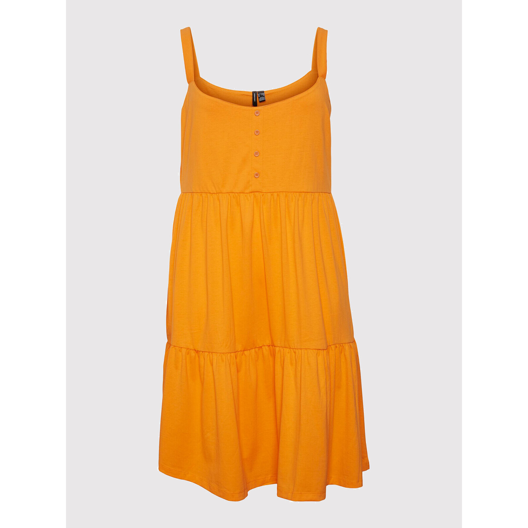 Vero Moda Curve Letní šaty Astrid 10263904 Oranžová Regular Fit - Pepit.cz