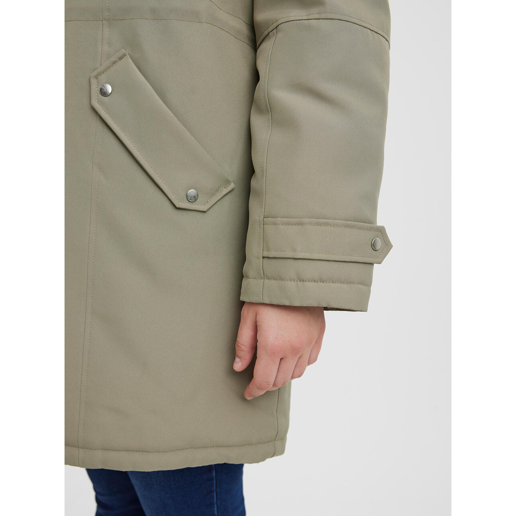 Vero Moda Curve Parka Trok 10267442 Zelená Regular Fit - Pepit.cz