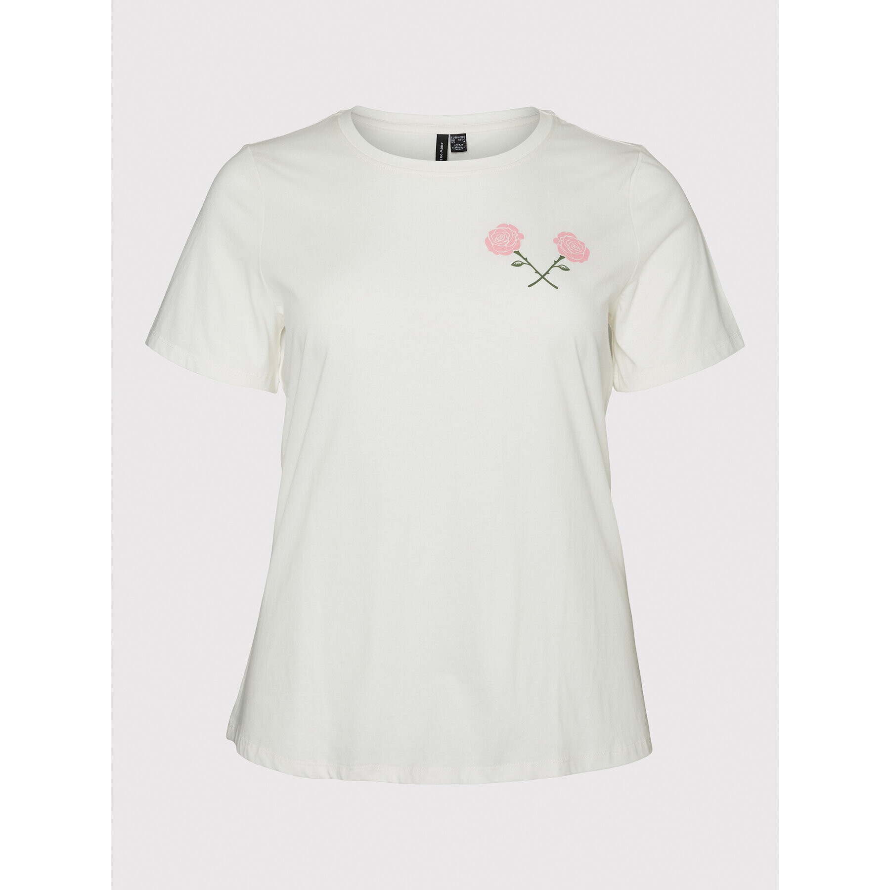 Vero Moda Curve T-Shirt Lina 10266959 Bílá Regular Fit - Pepit.cz