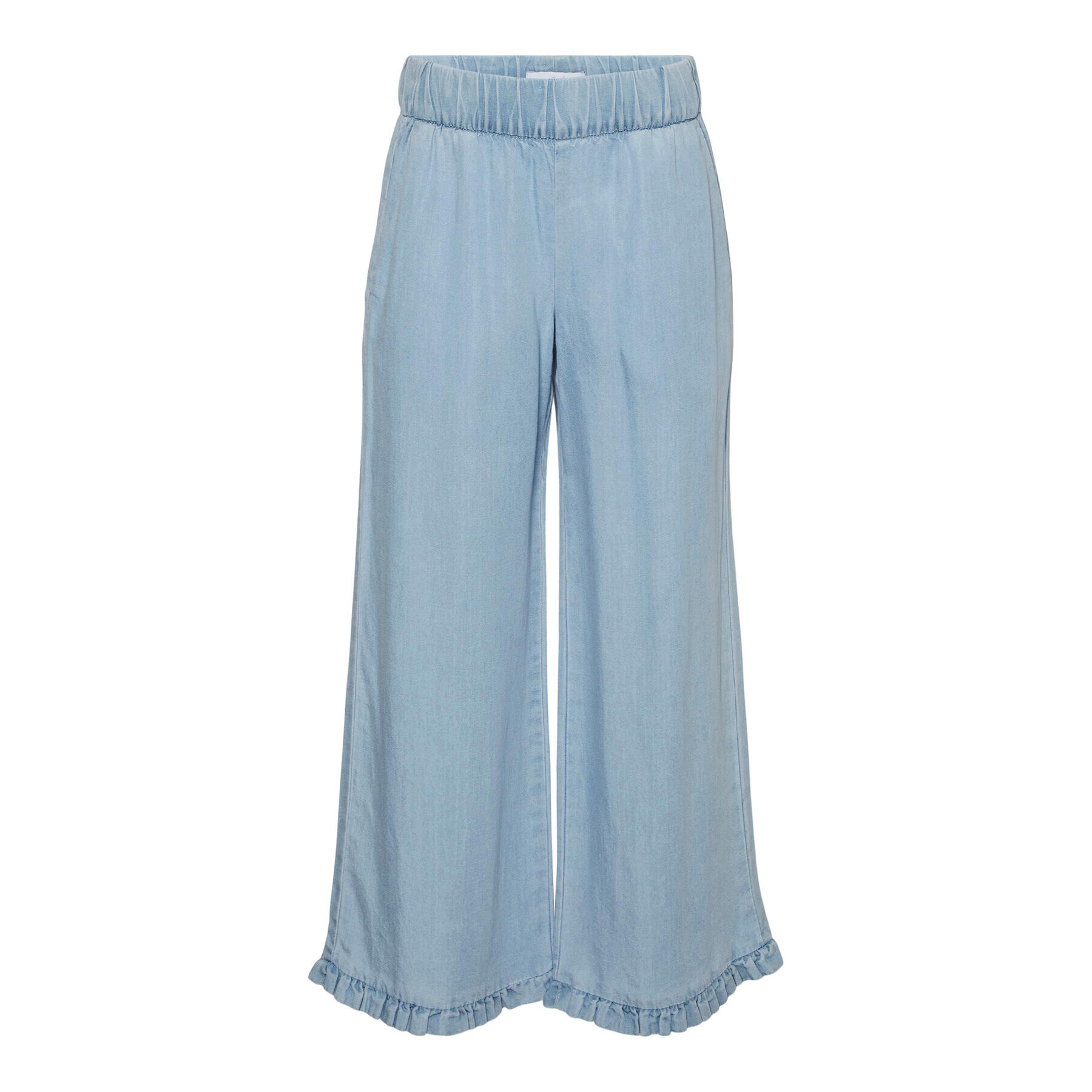 Vero Moda Girl Kalhoty z materiálu 10283853 Modrá Wide Leg - Pepit.cz