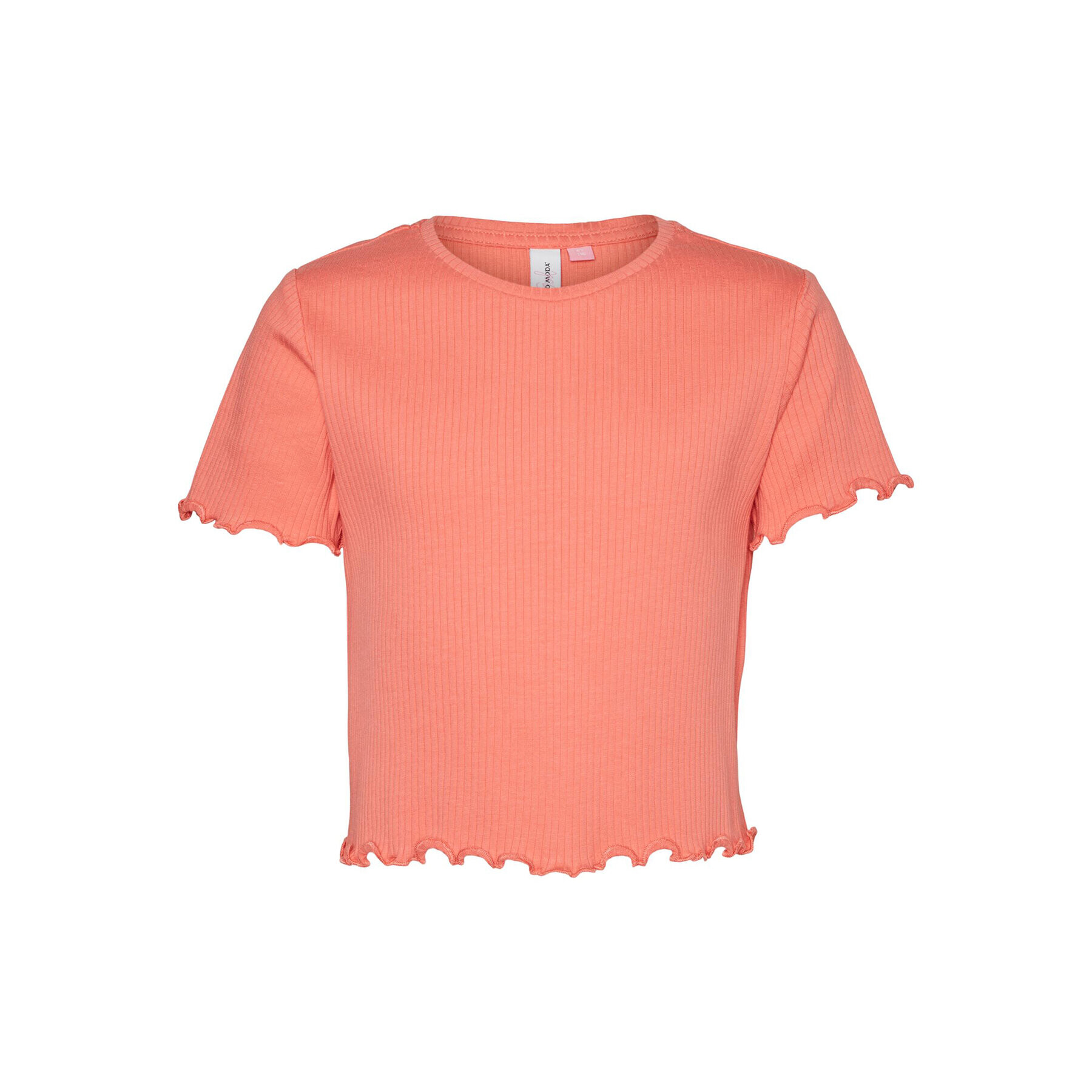 Vero Moda Girl T-Shirt 10285290 Růžová Cropped Fit - Pepit.cz