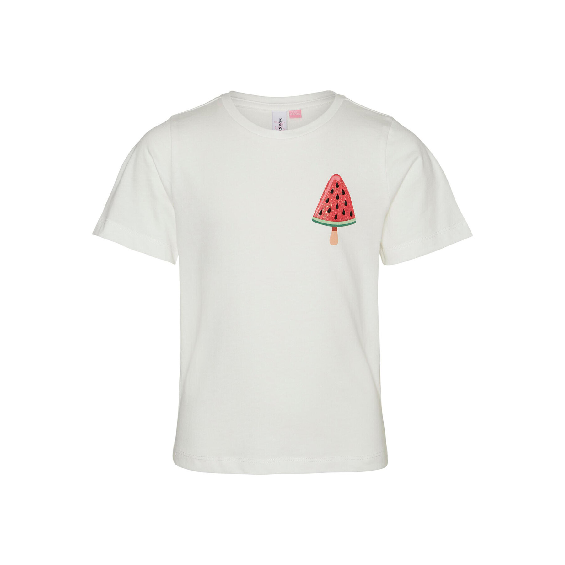 Vero Moda Girl T-Shirt 10292896 Bílá Regular Fit - Pepit.cz