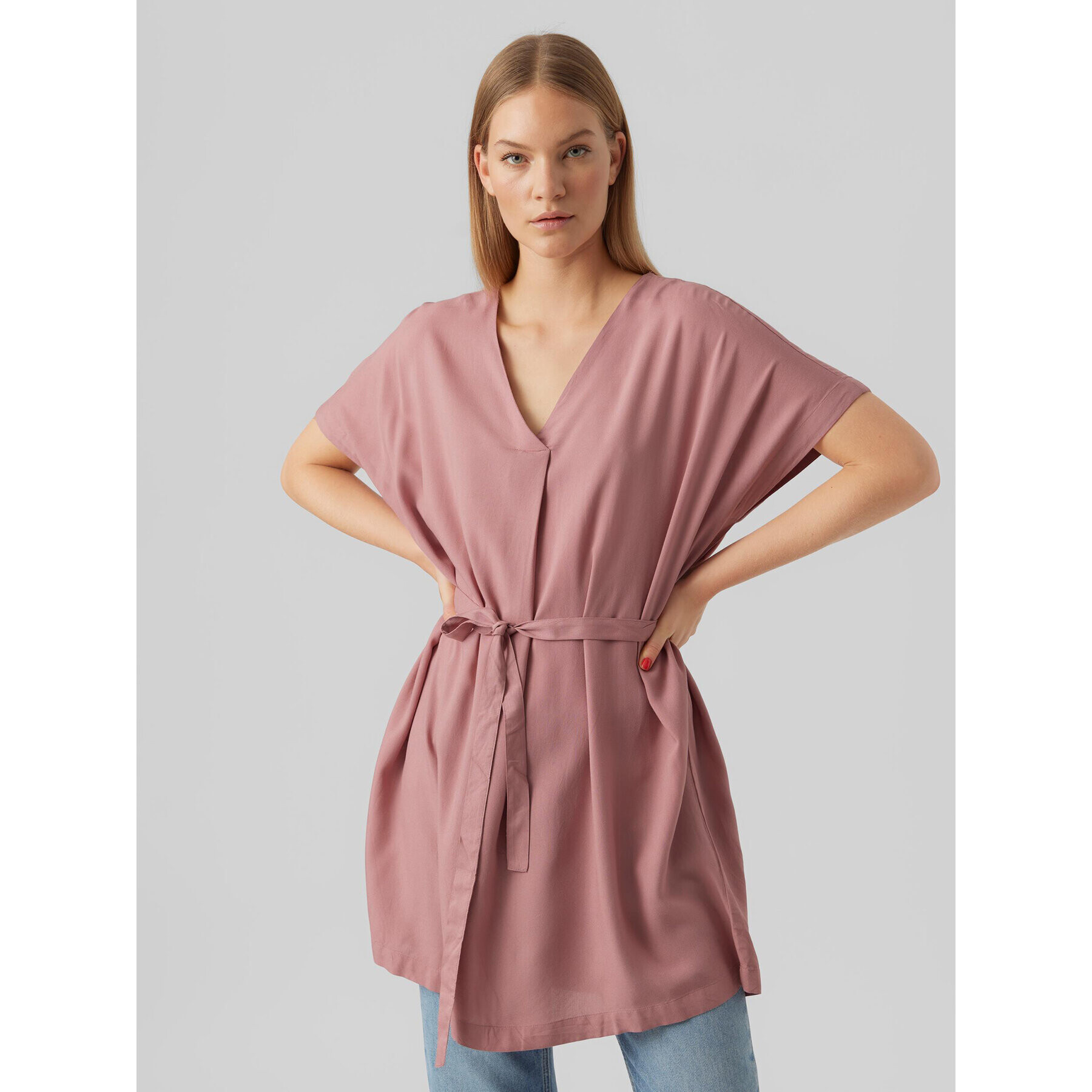 Vero Moda Tunika Beauty 10279704 Růžová Regular Fit - Pepit.cz