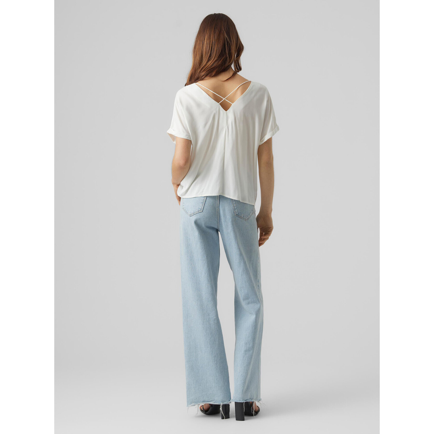 Vero Moda Halenka Flia 10288373 Bílá Wide Fit - Pepit.cz