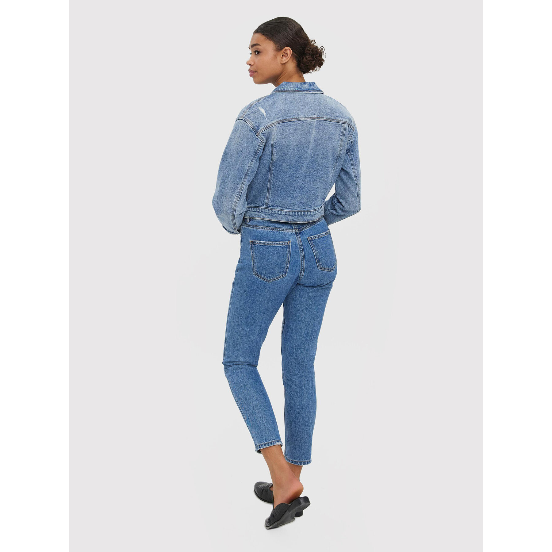 Vero Moda Jeansová bunda Brenda 10265282 Modrá Regular Fit - Pepit.cz