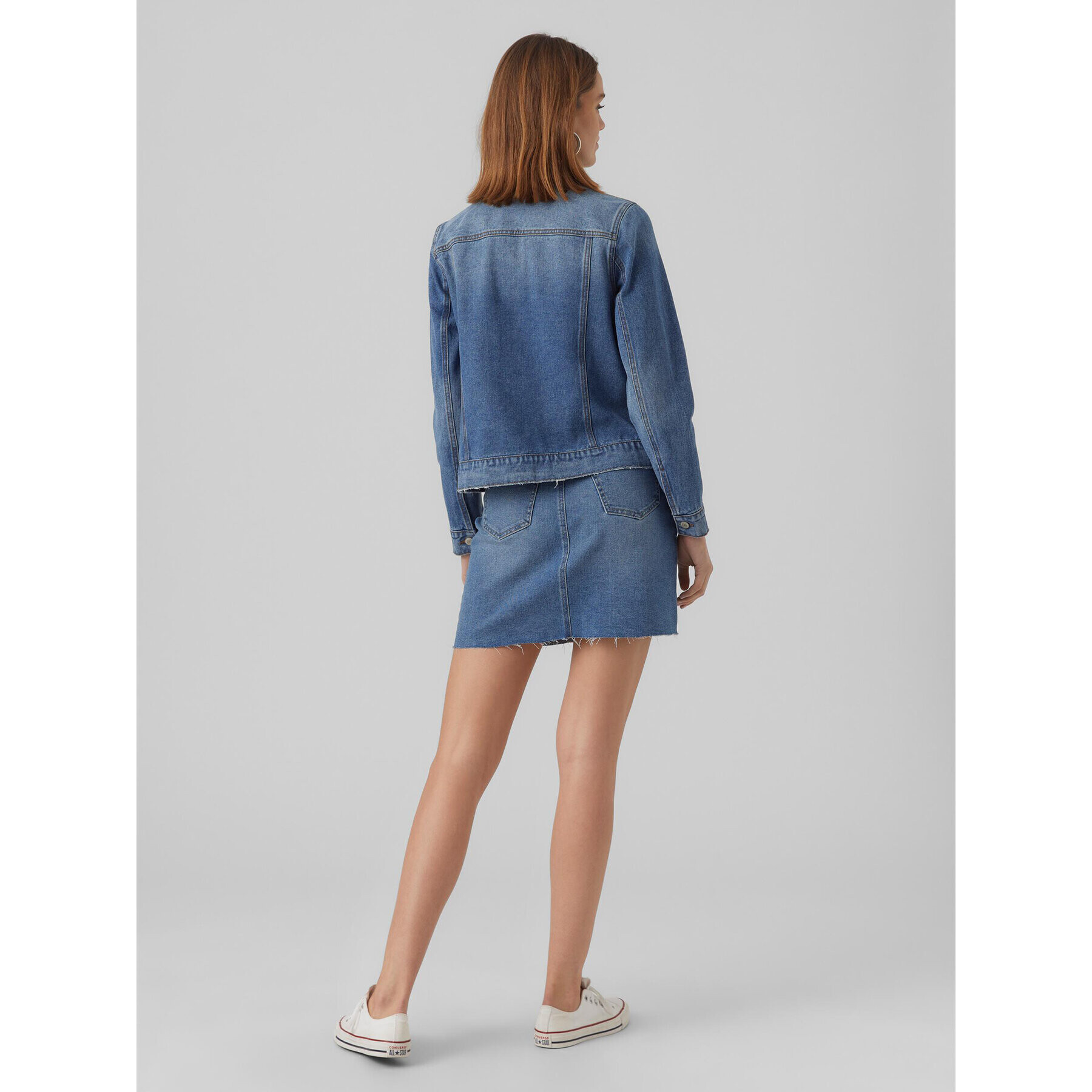 Vero Moda Jeansová bunda Zorica 10279789 Modrá Regular Fit - Pepit.cz